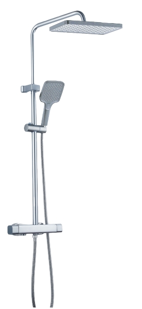 Душ/колонна со смесителем CHAMPION PBC-009-J SILVER из алюм.,3 реж.(Цвет серебро) (6 шт/ящ) - Изображение №1