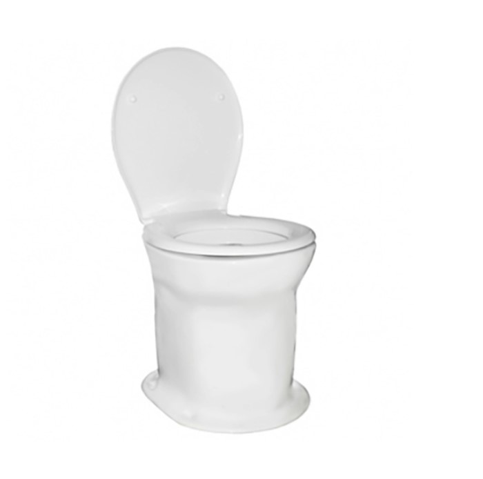 Унитаз  "Дачный - Графика" с сиденьем (Кировская керамика)             Ш370*В385*Г400 - Изображение №1