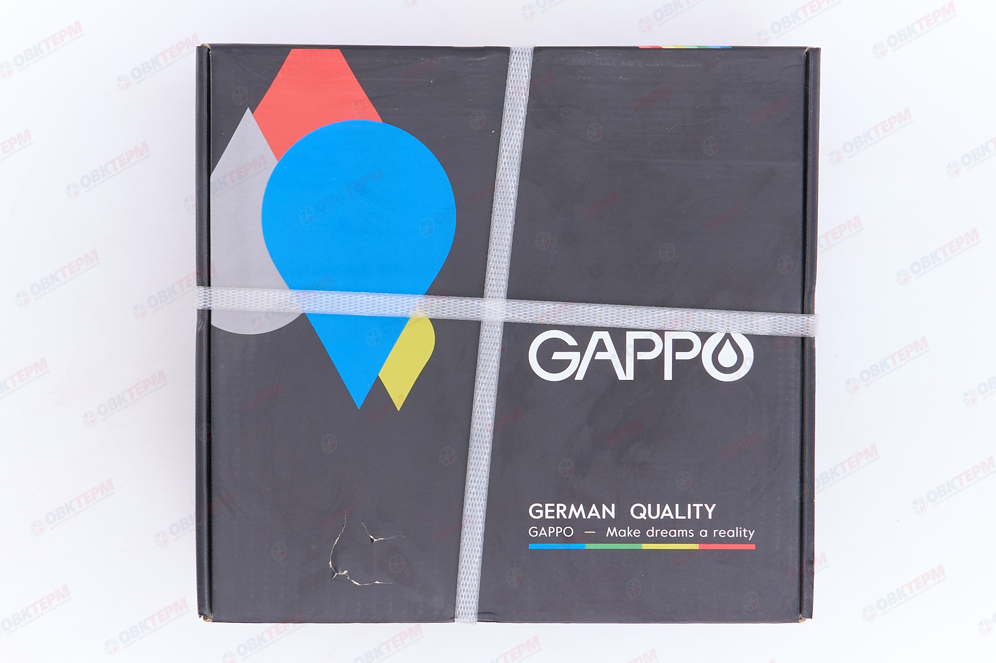 Смеситель д/ванны GAPPO G3207-6 латунь /черный /Ø35мм /лейка 1 реж - миниатюра №8