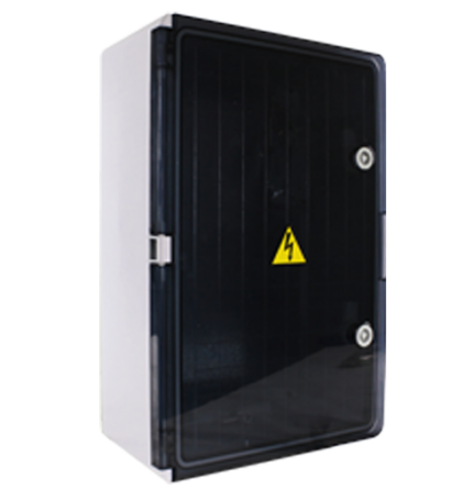 Щит с монтажной панелью KRZMI ЩМПпл (прозрачная дверь)  IP65 370х325х150мм - Изображение №1