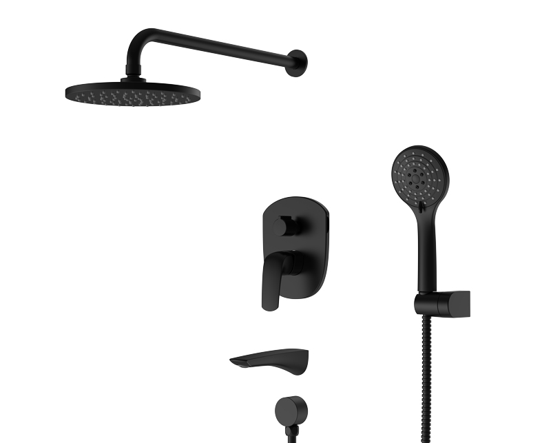 Душ/система встраиваемая KOER KB-64008-05 (Цвет черный) (3 шт/ящ) - Изображение №1