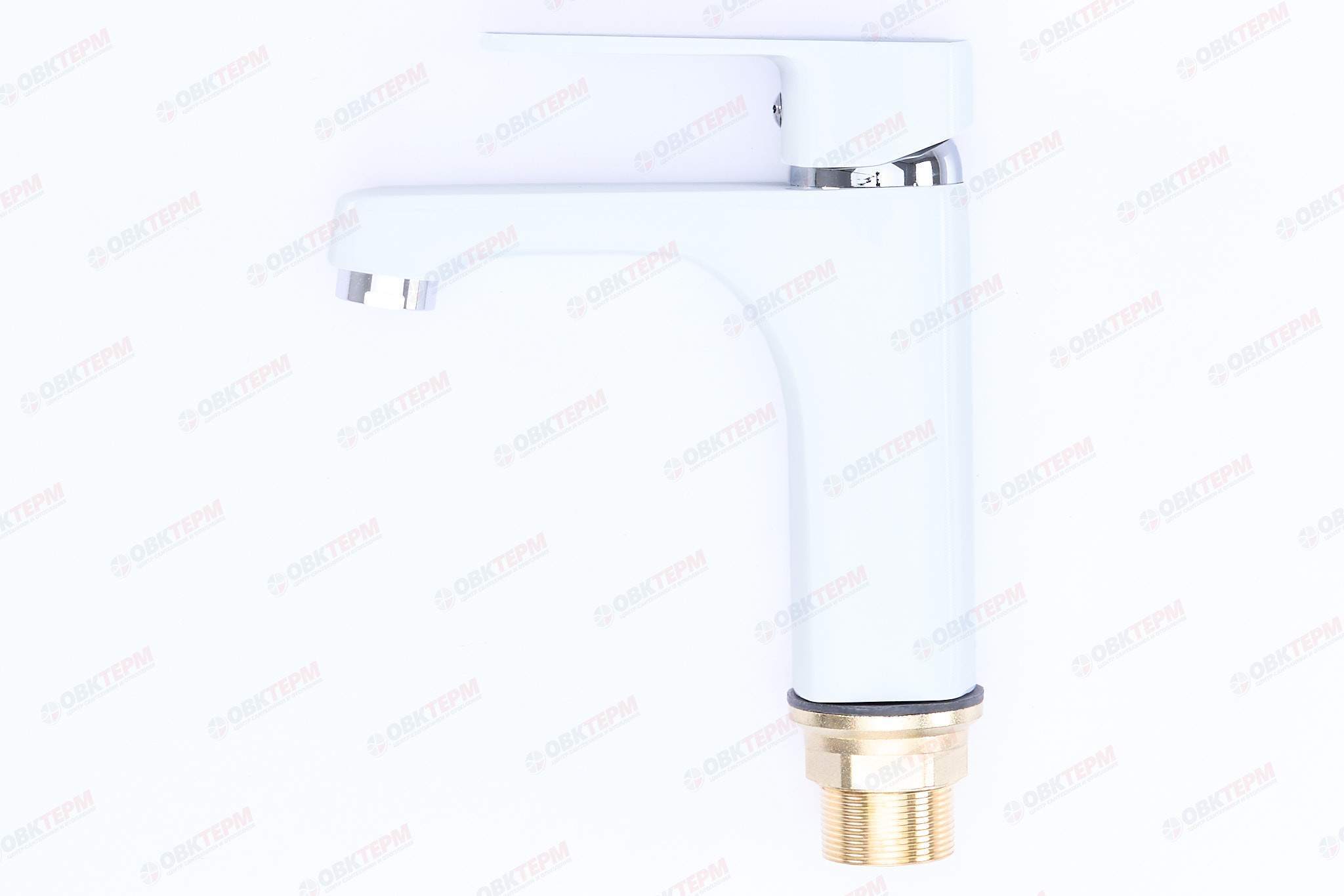 Смеситель д/умывальника MIXXUS MISSOURI 001 Ø35 ГАЙКА (WHITE) (10 шт/ящ) - Изображение №4