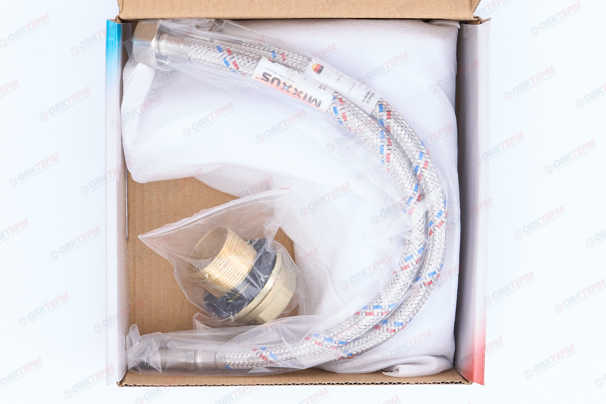 Смеситель д/умывальника MIXXUS MISSOURI 001 Ø35 ГАЙКА (WHITE) (10 шт/ящ) - миниатюра №7