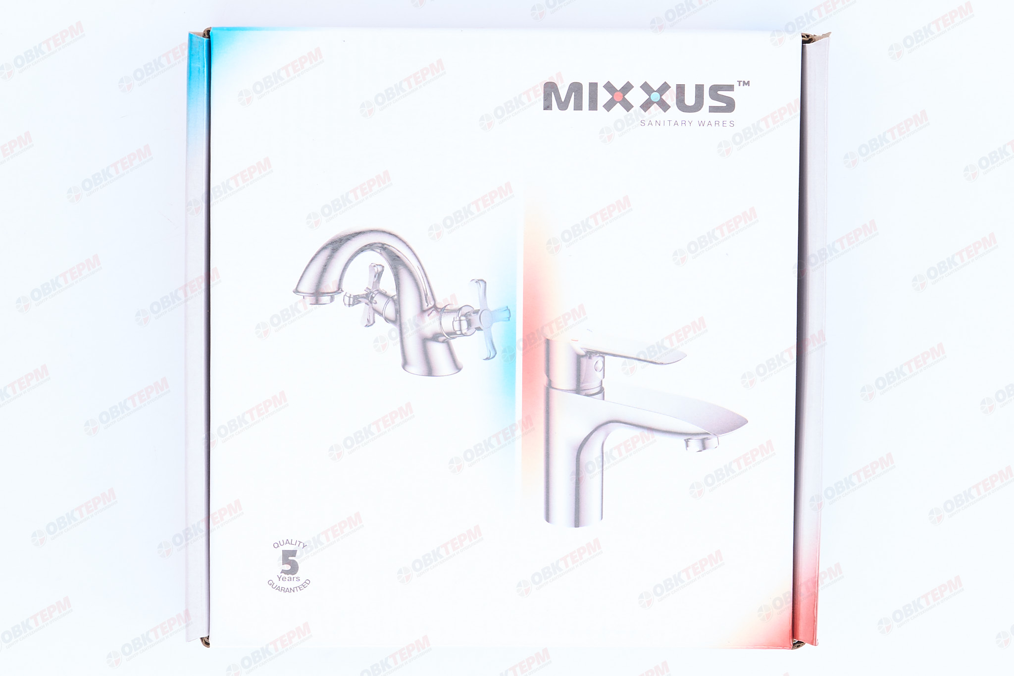 Смеситель д/умывальника MIXXUS MISSOURI 001 Ø35 ГАЙКА (WHITE) (10 шт/ящ) - миниатюра №8