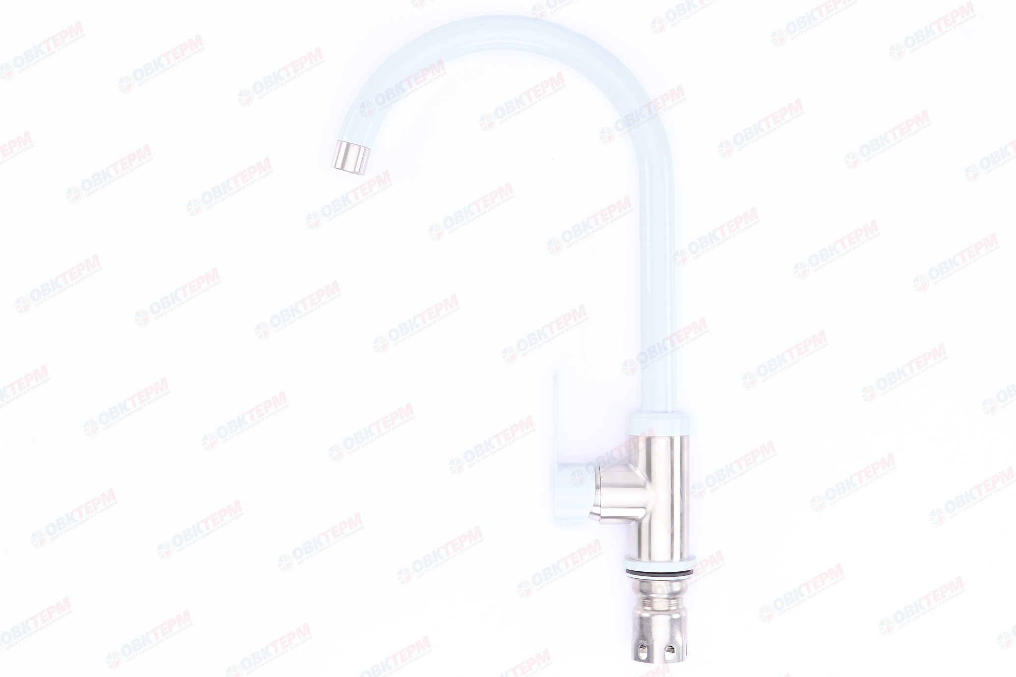 Смеситель д/кухни нерж/сталь ZERIX MADRID-011 WHITE (белый) (10 шт/ящ) - миниатюра №3