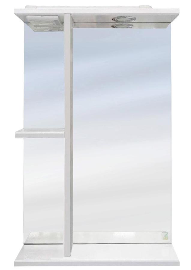 Зеркало EvaGold 45 №2 "Mono" с древесным теснением - изображение №1