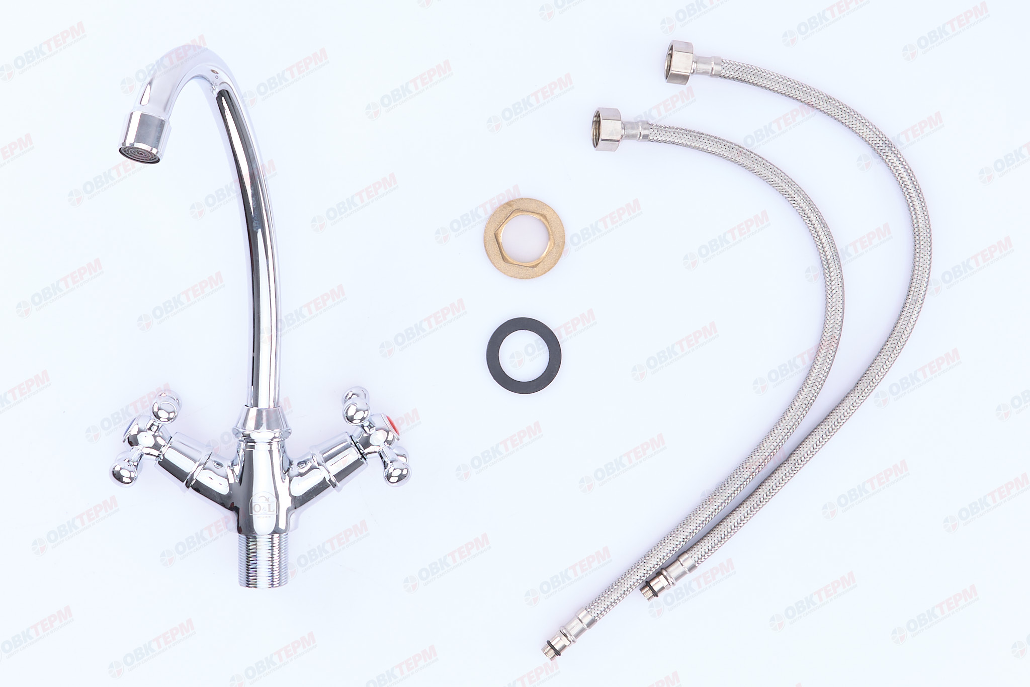 Смеситель д/кухни буксовый EUROPRODUCT SMES 271 (гайка) (10 шт/ящ) - Изображение №4