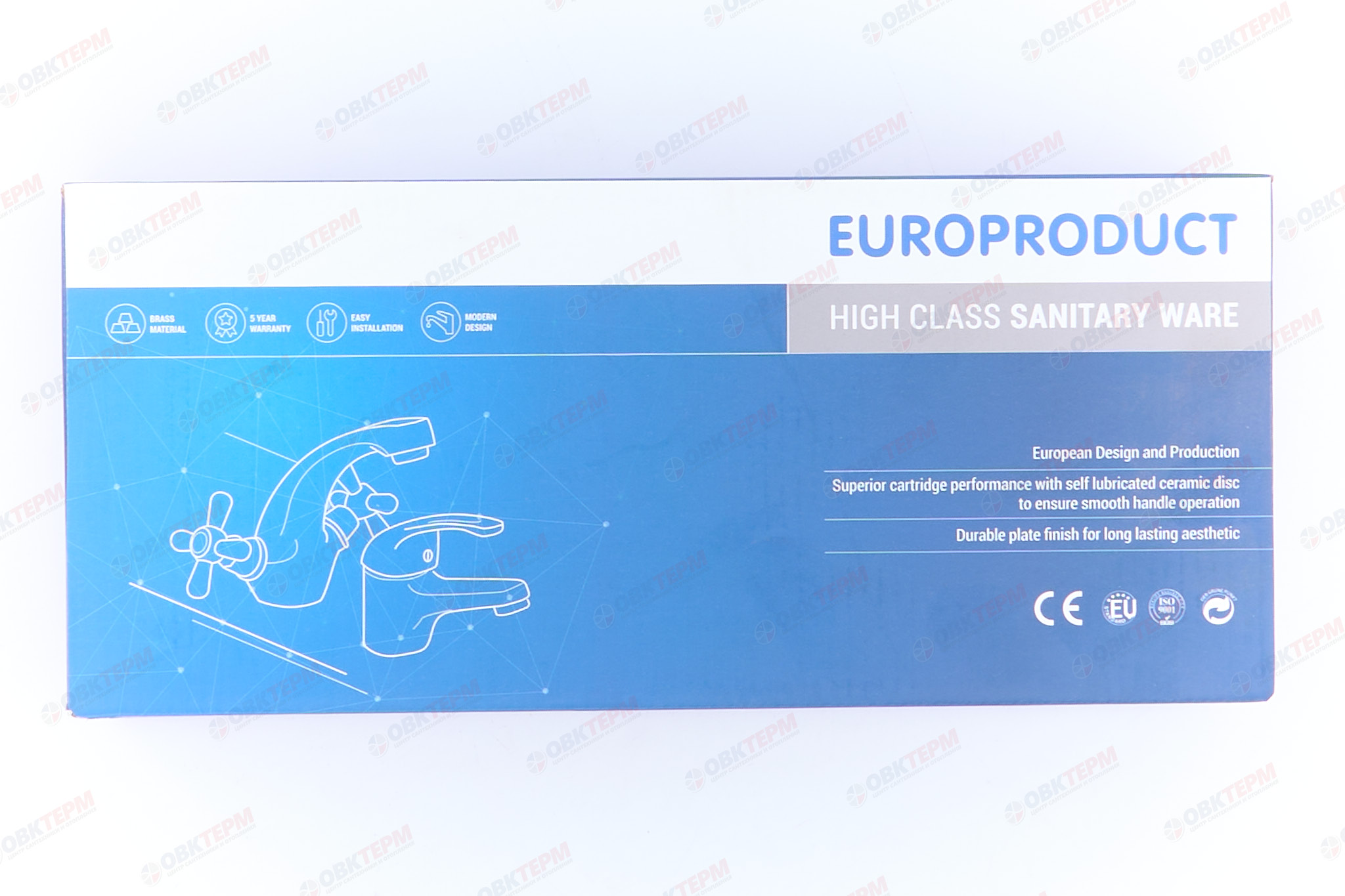 Смеситель д/кухни буксовый EUROPRODUCT SMES 271 (гайка) (10 шт/ящ) - миниатюра №6