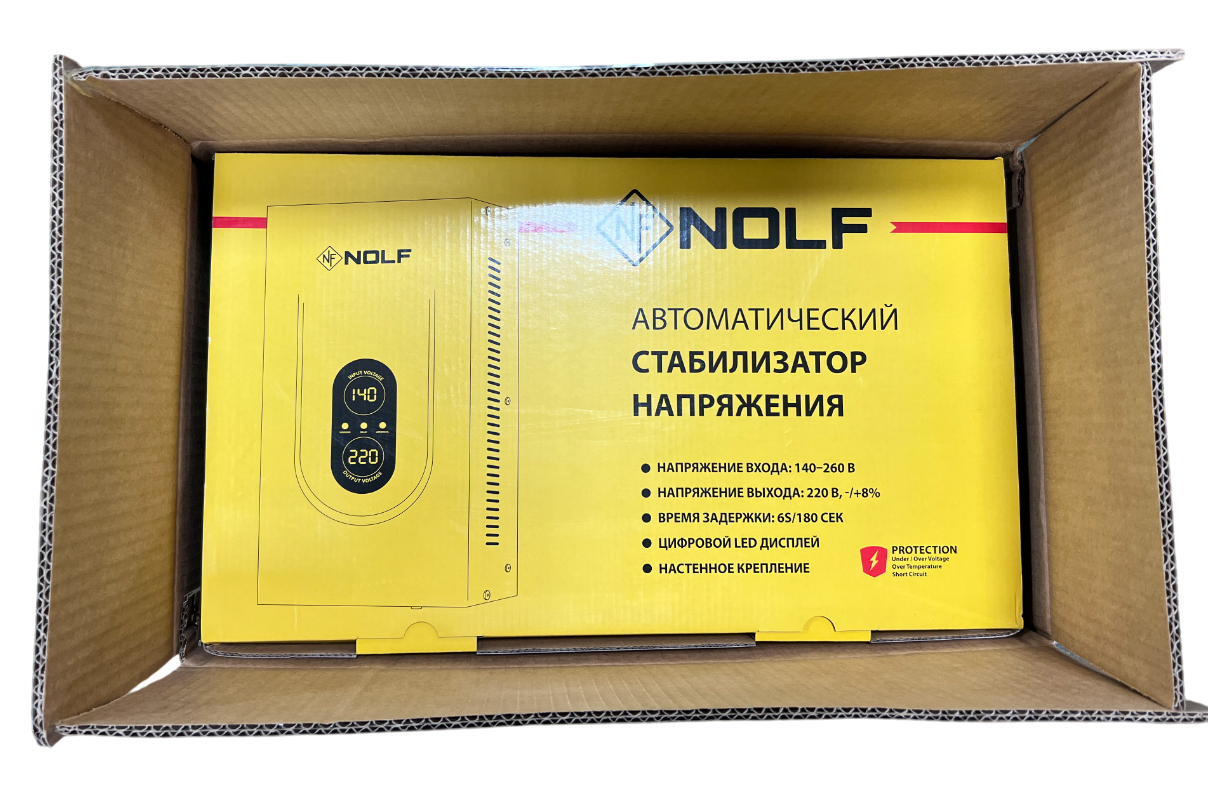 Стабилизатор напряжения настенный 5000 NOLF - Изображение №4