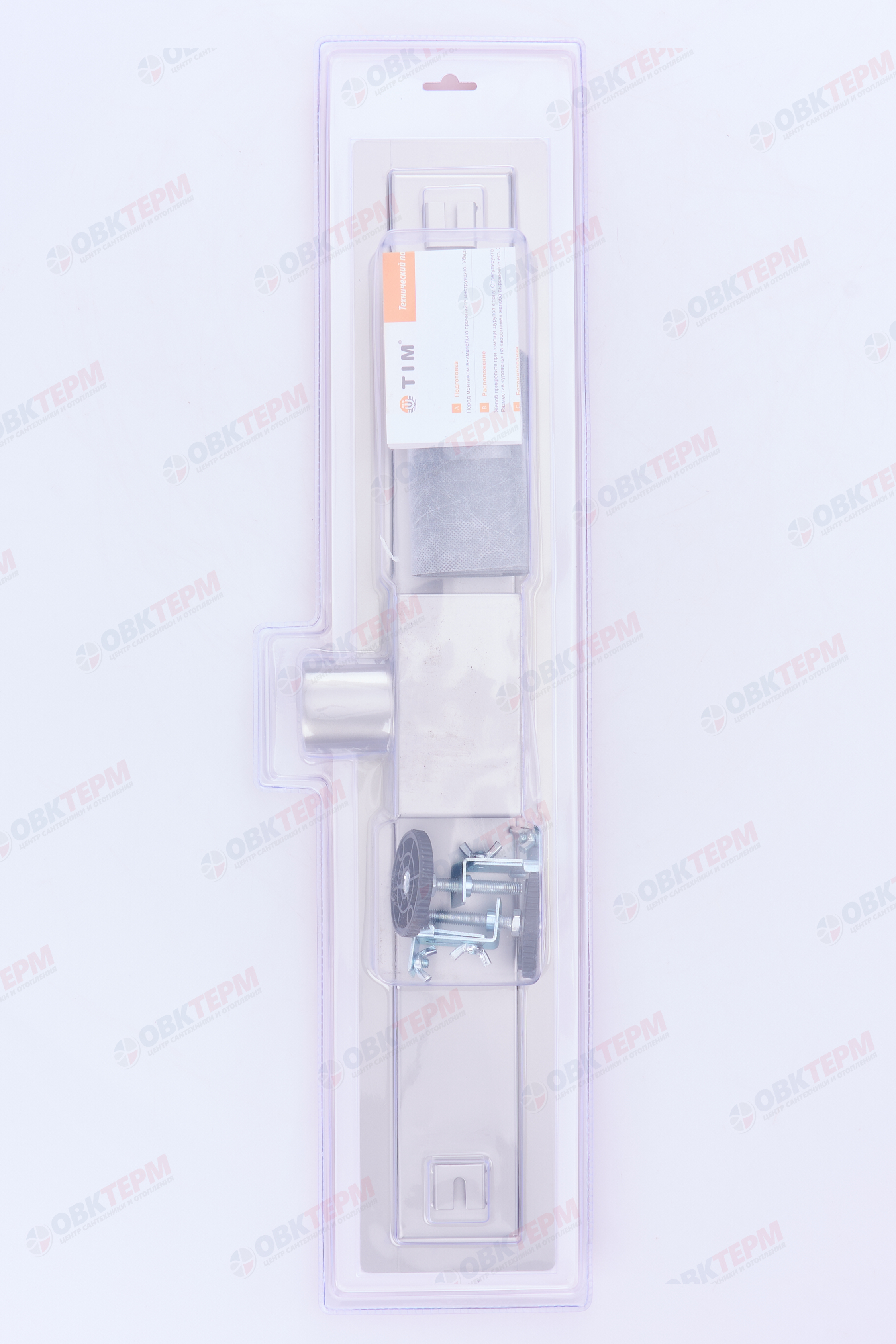 Трап-лоток 60 см под кладку плитки нерж (сухой +гидрозатвор) TIM   (1шт/4упак) - Изображение №2