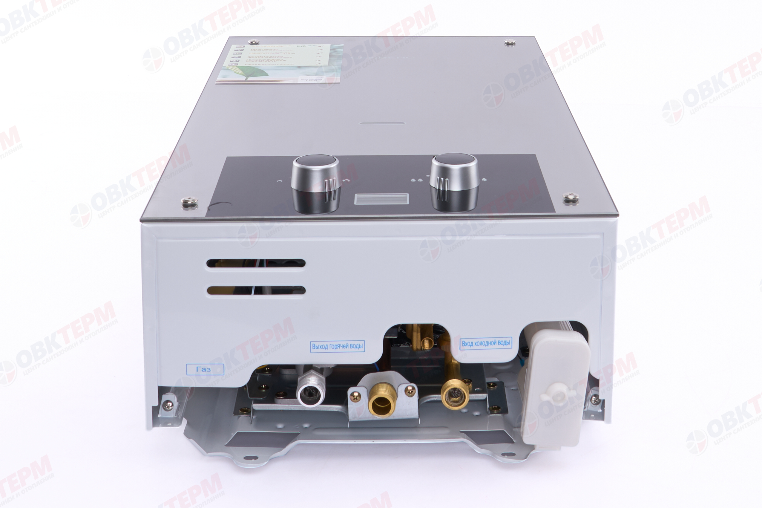 Колонка газовая  GENBERG 210.01 ДЕКОР 10л.ЗЕРКАЛО  (ШxВxГ) (ШxВxГ) 340x590x150 мм - Изображение №2