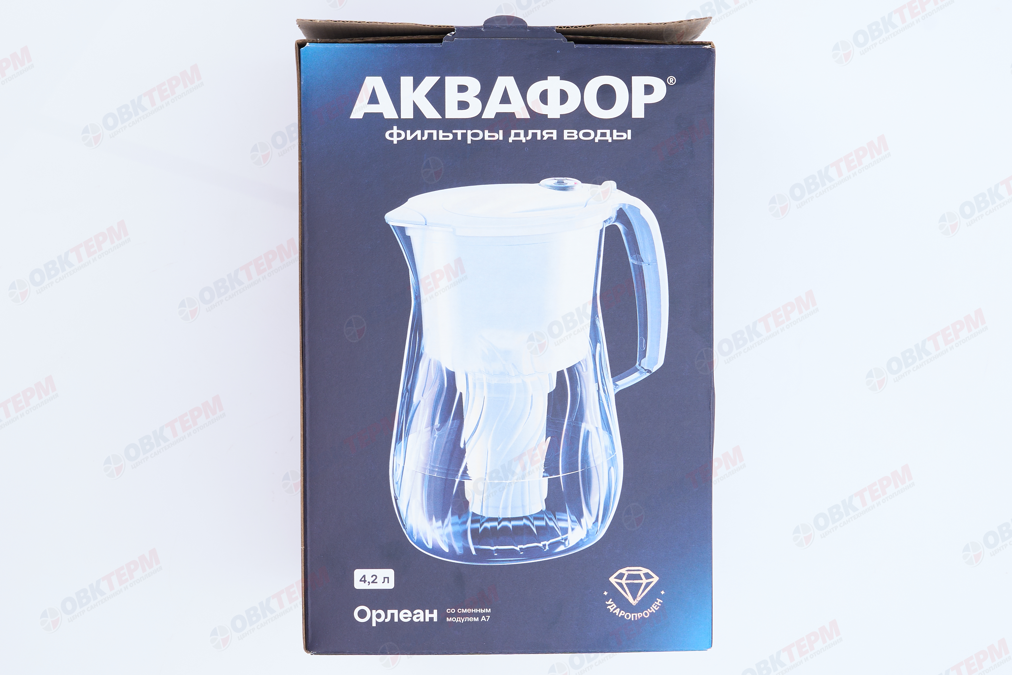 Аквафор     Кувшин Орлеан  4,2л синий - миниатюра №10
