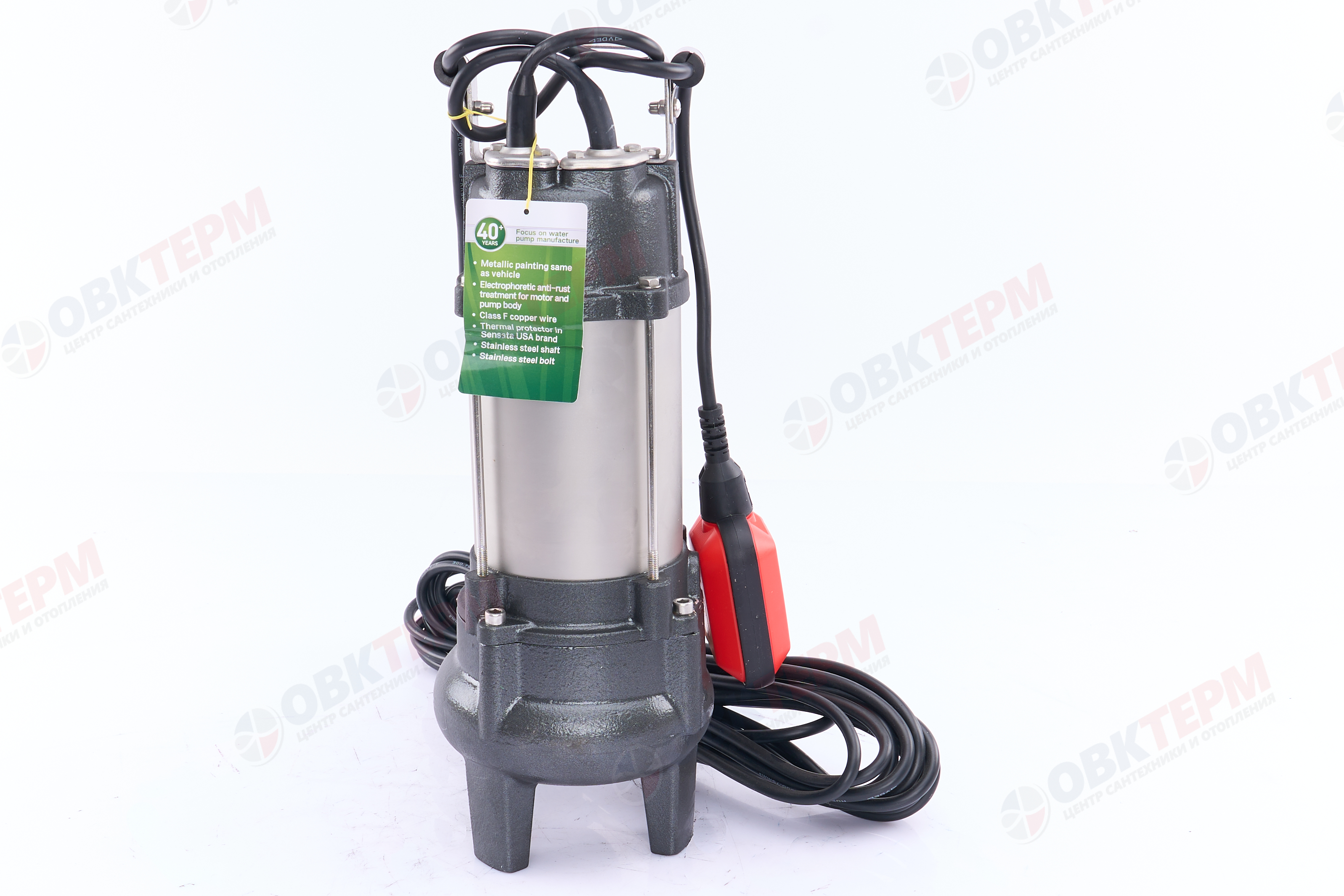 Насос фекальный  WFD 16-6-0.37A  KOER  (370Вт/260л.м./6м, обм.медь) - Изображение №4