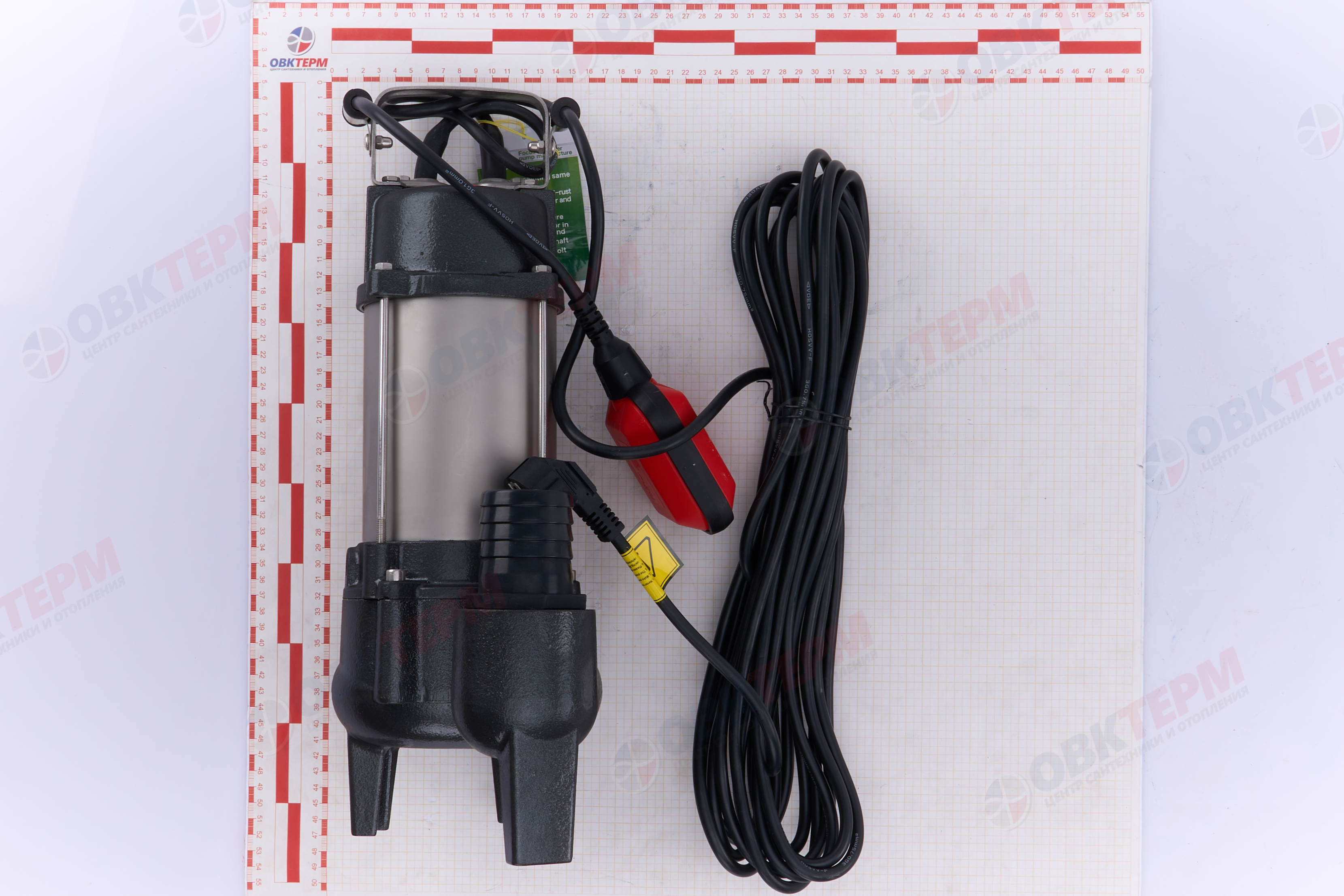 Насос фекальный  WFD 16-6-0.37A  KOER  (370Вт/260л.м./6м, обм.медь) - миниатюра №7