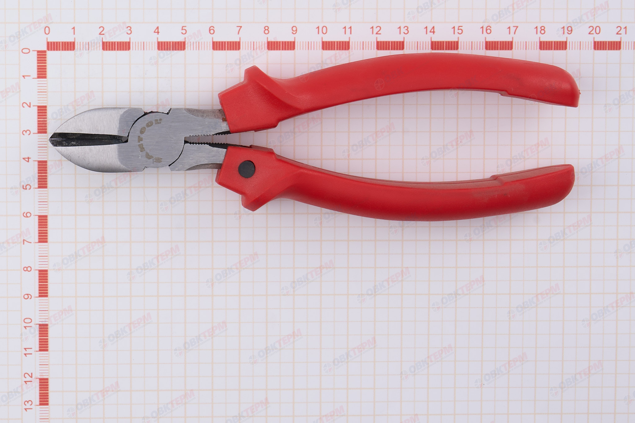 Бокорезы 180 мм красная ручка SANTOOL - миниатюра №6