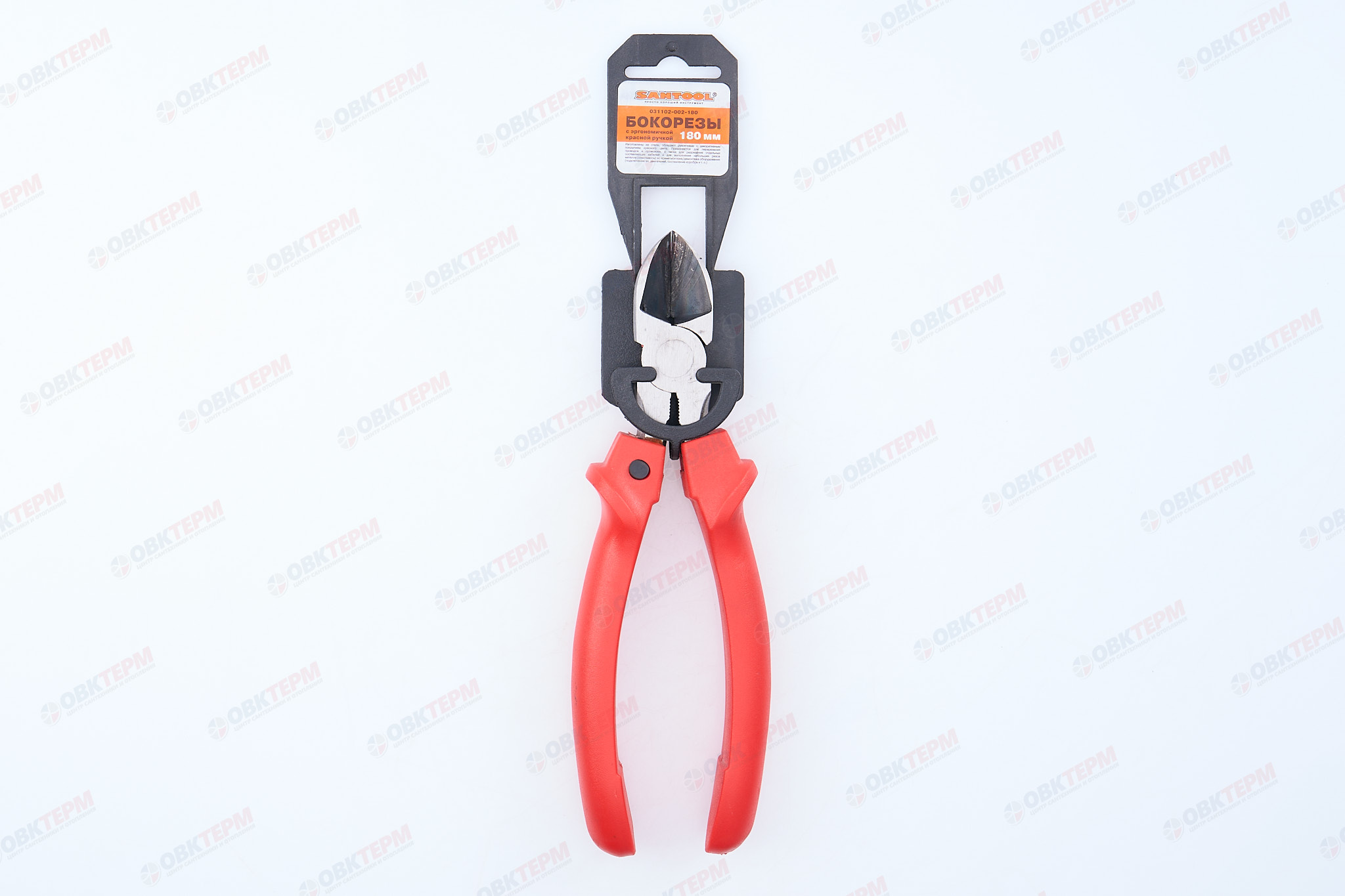 Бокорезы 180 мм красная ручка SANTOOL - миниатюра №7