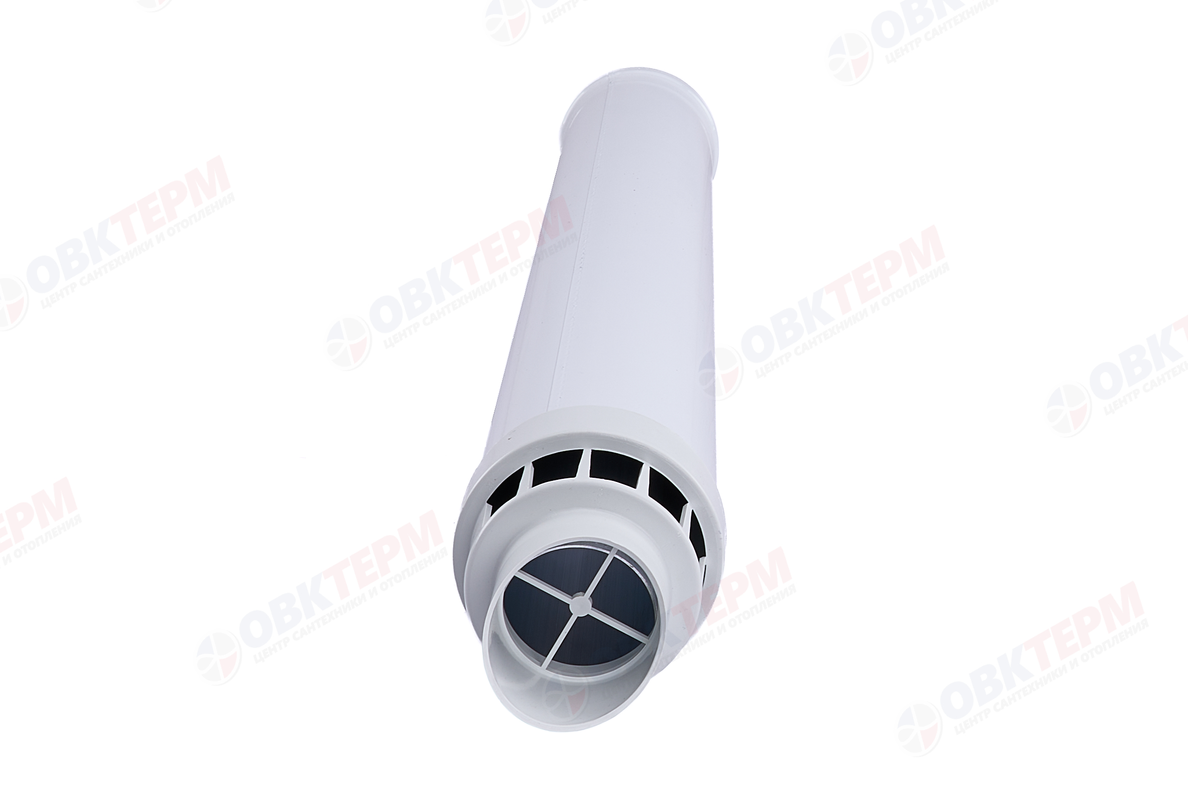 Коаксиальная   труба   100/60  0,75м  универсальная Антилед (хомут, фланец, втулка) - Изображение №3
