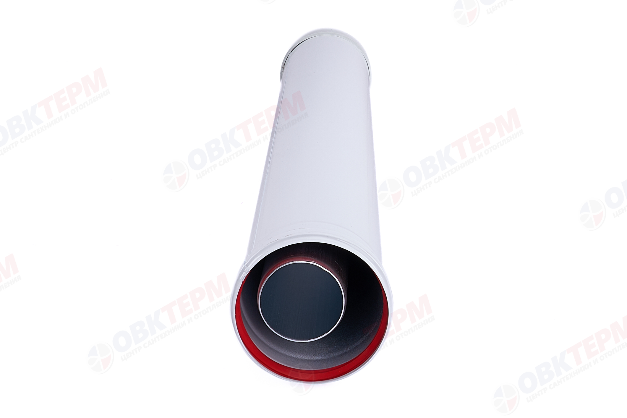 Коаксиальная   труба   100/60  0,75м  универсальная Антилед (хомут, фланец, втулка) - миниатюра №7