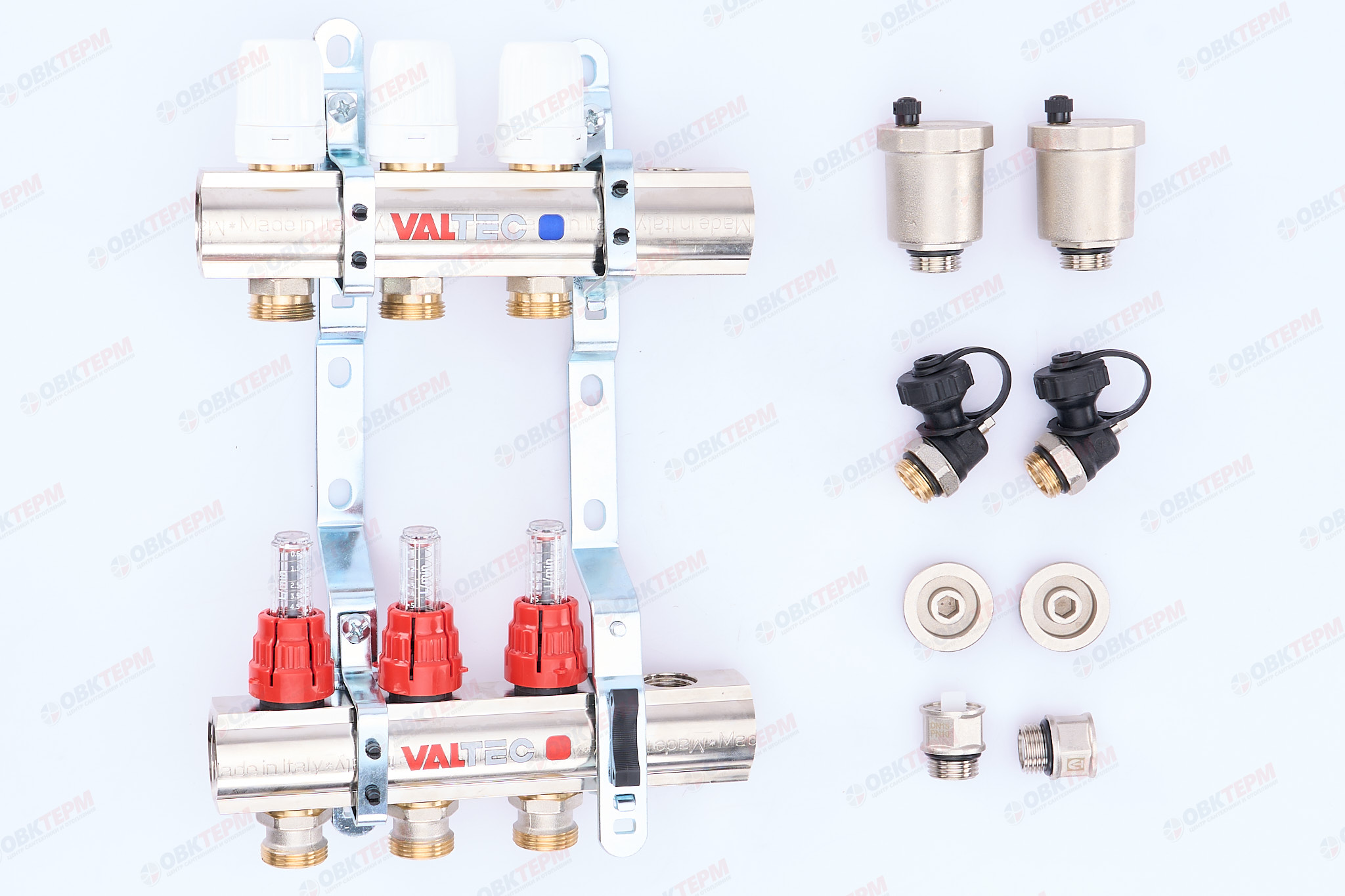 Коллект. группа  Valtec со встр. расход. в сборе  1*3 вых. Еврок.3/4 - миниатюра №10