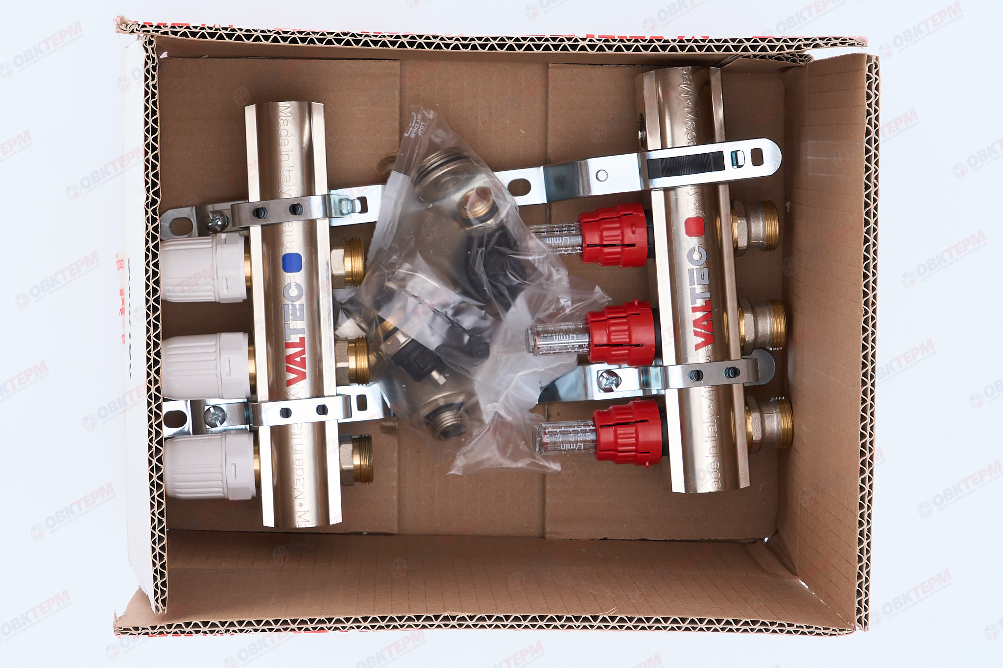 Коллект. группа  Valtec со встр. расход. в сборе  1*3 вых. Еврок.3/4 - миниатюра №11