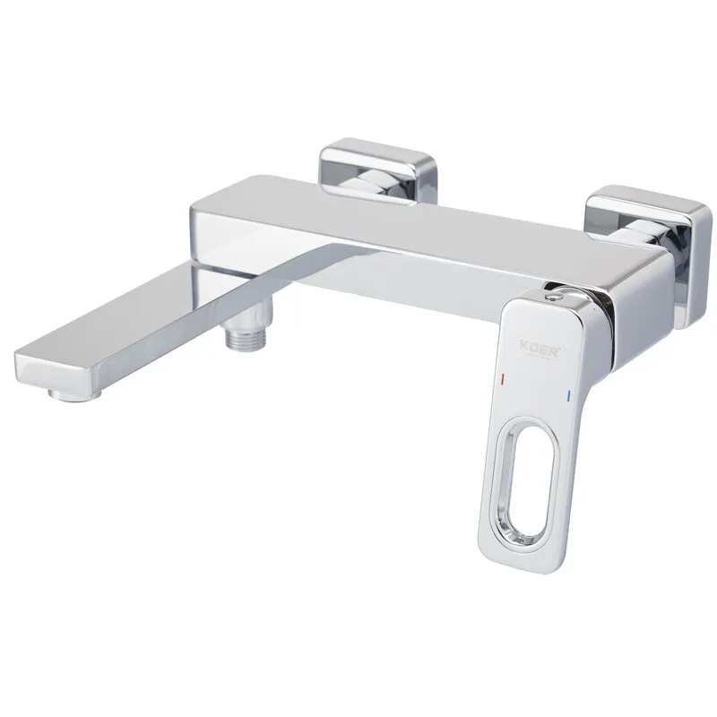 Смеситель д/ванны короткий KOER KB-41031-01 (Цвет хром) (4 шт/ящ) - Изображение №3