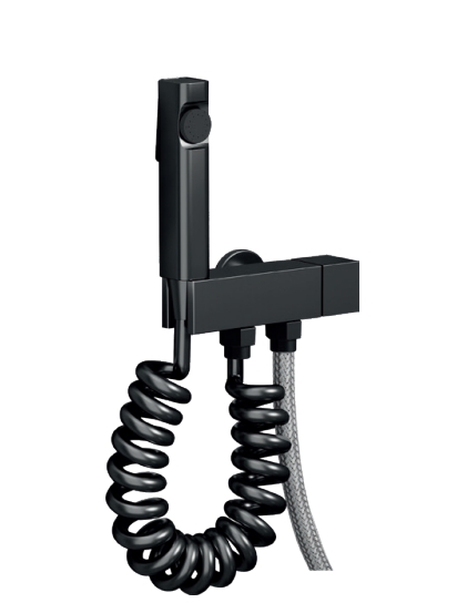 Смеситель с гигиеническим душем CHAMPION PHL-333 BLACK (20 шт/ящ) (Цвет черный) - Изображение №1