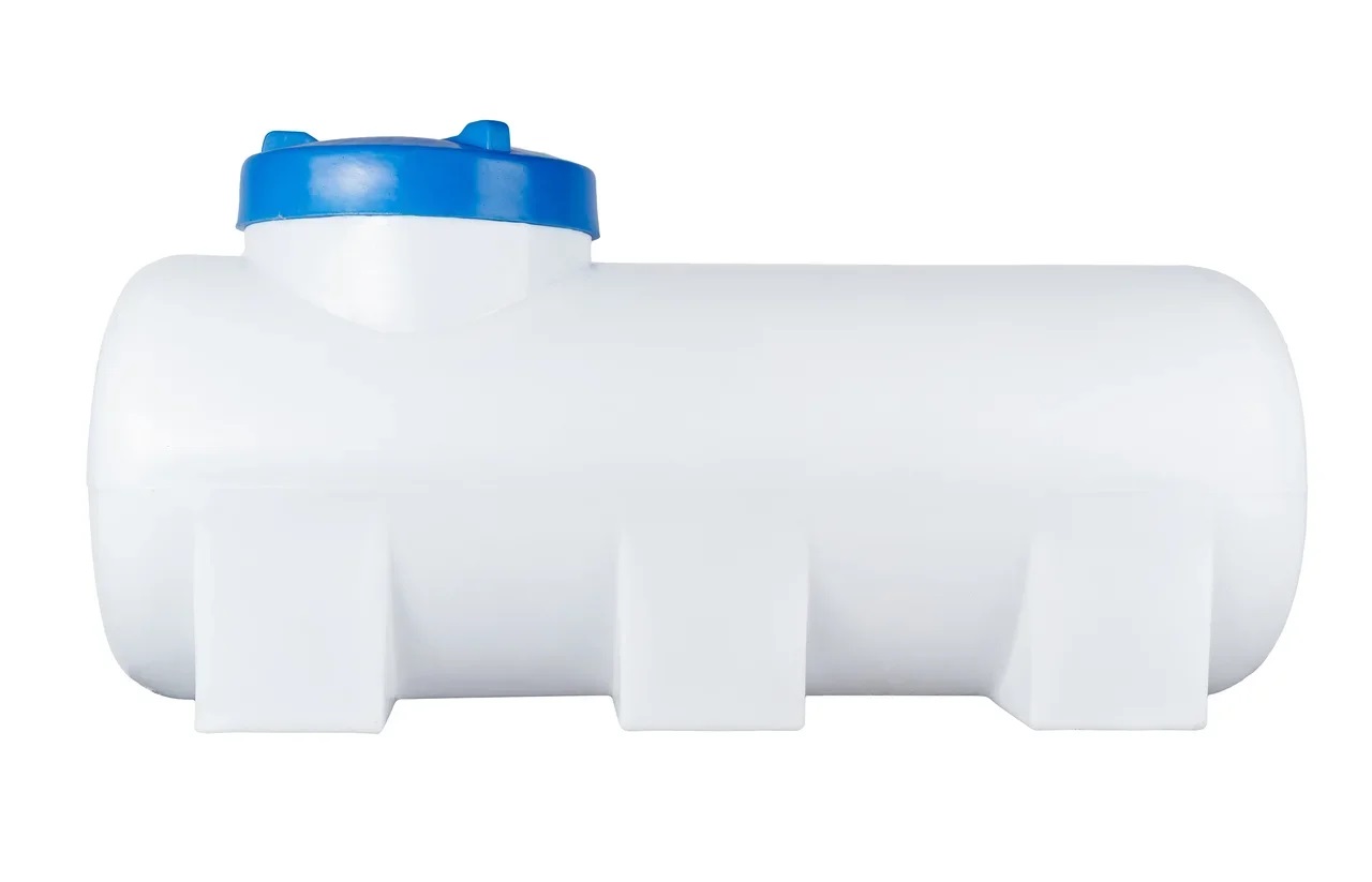 Емкость  Байдар Пласт 500 л   горизонтальная длинная  Белая  (в82*д156*ш66) - миниатюра №2