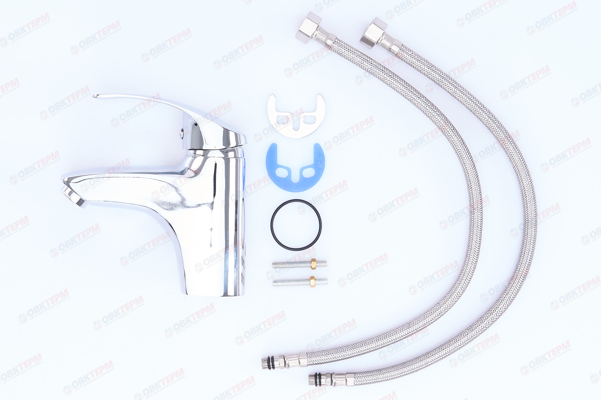 Смеситель д/умывальника G-FERRO MARS 001  (Ø40, шпилька)  (10 шт/ящ) - Изображение №3