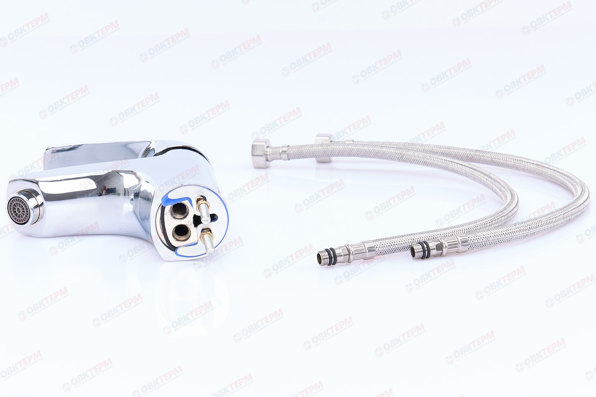 Смеситель д/умывальника G-FERRO MARS 001  (Ø40, шпилька)  (10 шт/ящ) - Изображение №4