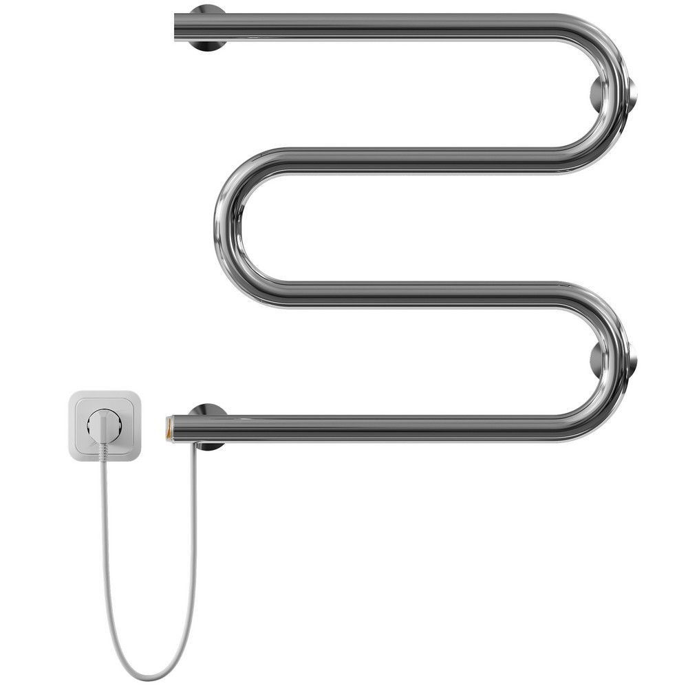 Электрический  полотенцесушитель НЕРЖ "М- "1"   50/50 левый АДВ - Изображение №1