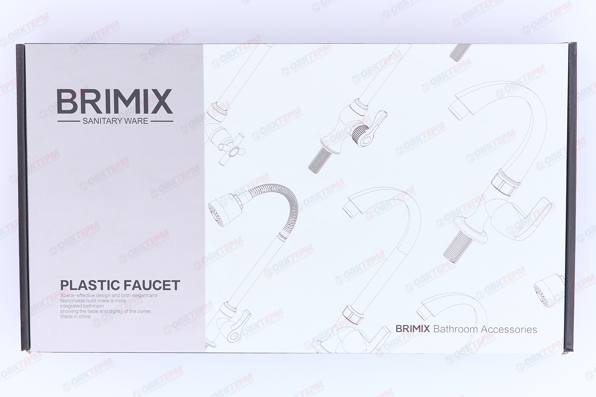 Смеситель моно BRIMIX 607 бежевый /для холодной воды /ABS-пластик - миниатюра №10