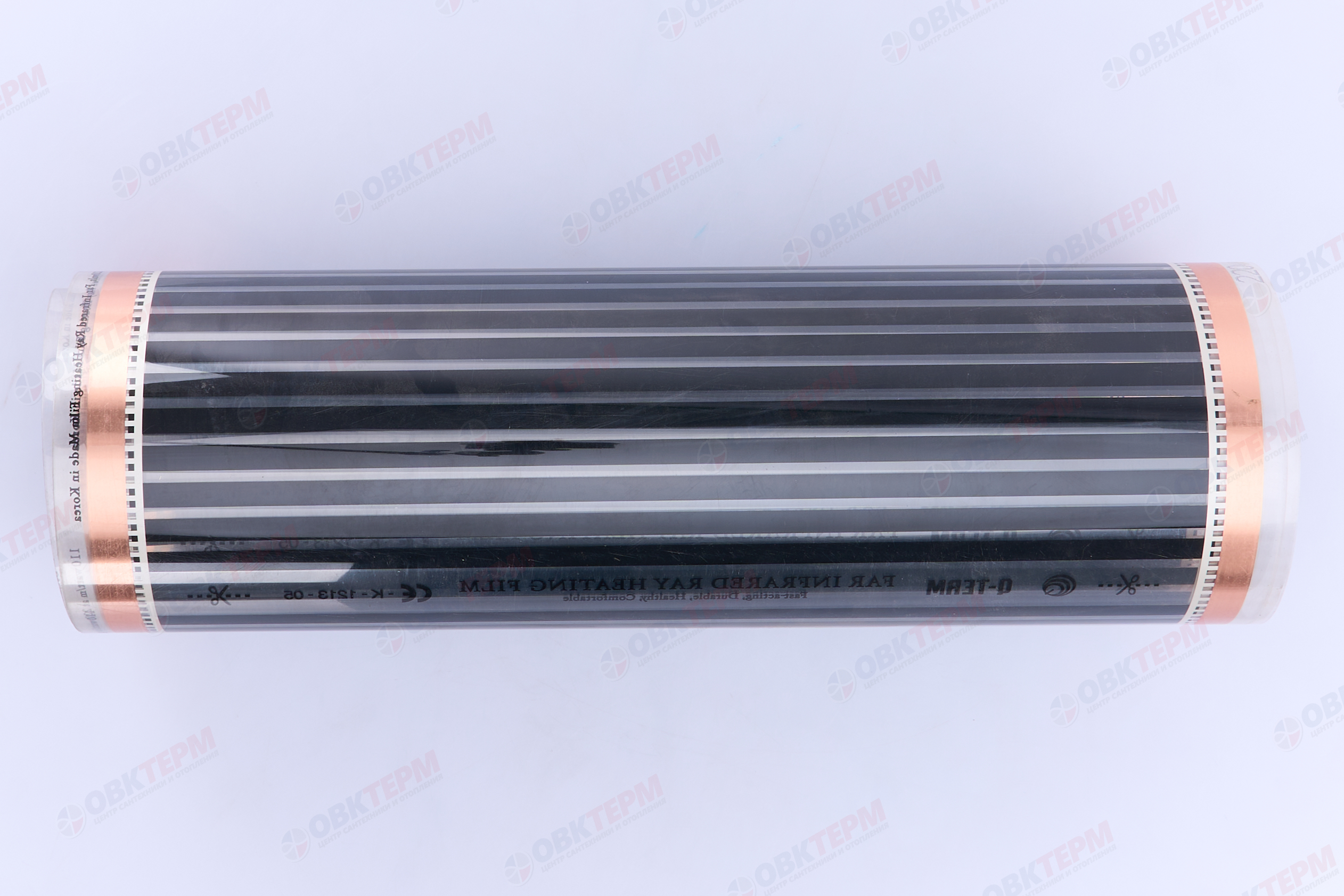 Термопленка Q-TERM 50см*0,338мм*140м (по 0,25 м) (220 Вт/м2) - Изображение №2