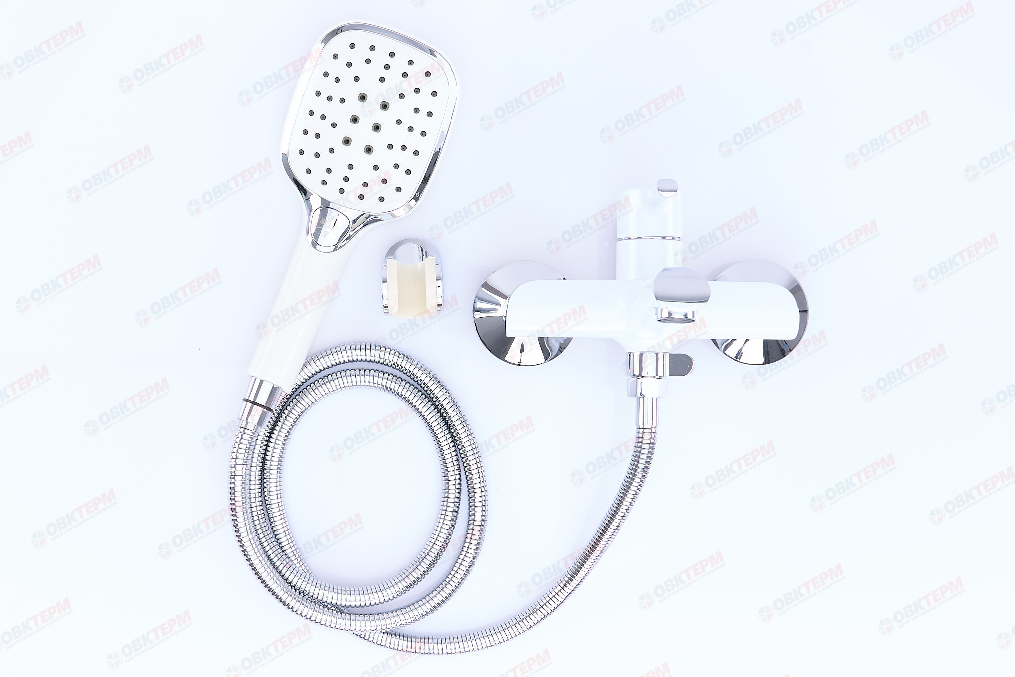 Смеситель д/ванны корот. MIXXUS PREMIUM EDEM 009 Ø35 WHITE (8 шт/ящ) - миниатюра №2