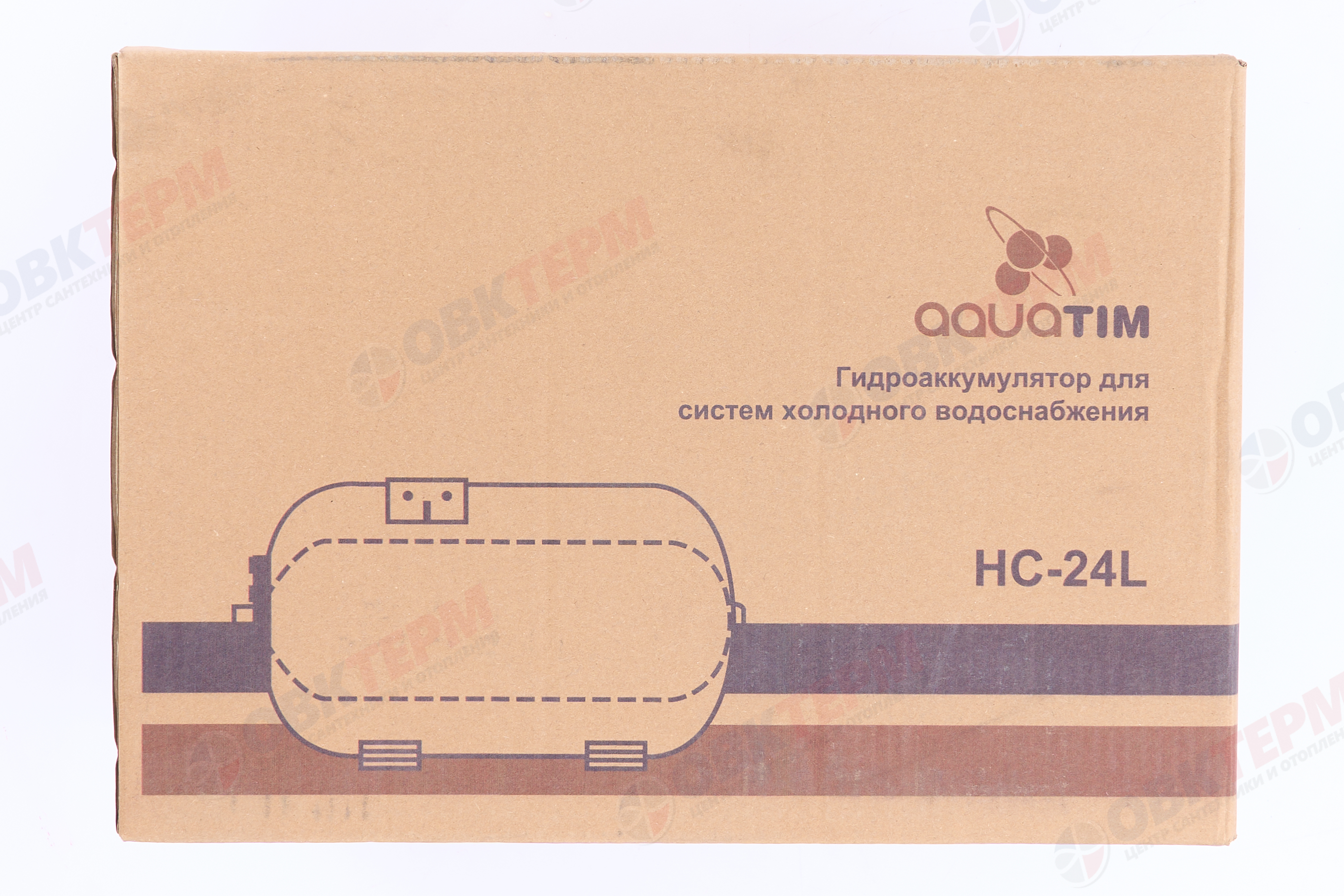 Гидроаккумулятор   24 л  TIM (горизонтальный, холодный)   (1шт/1ящ) - миниатюра №7