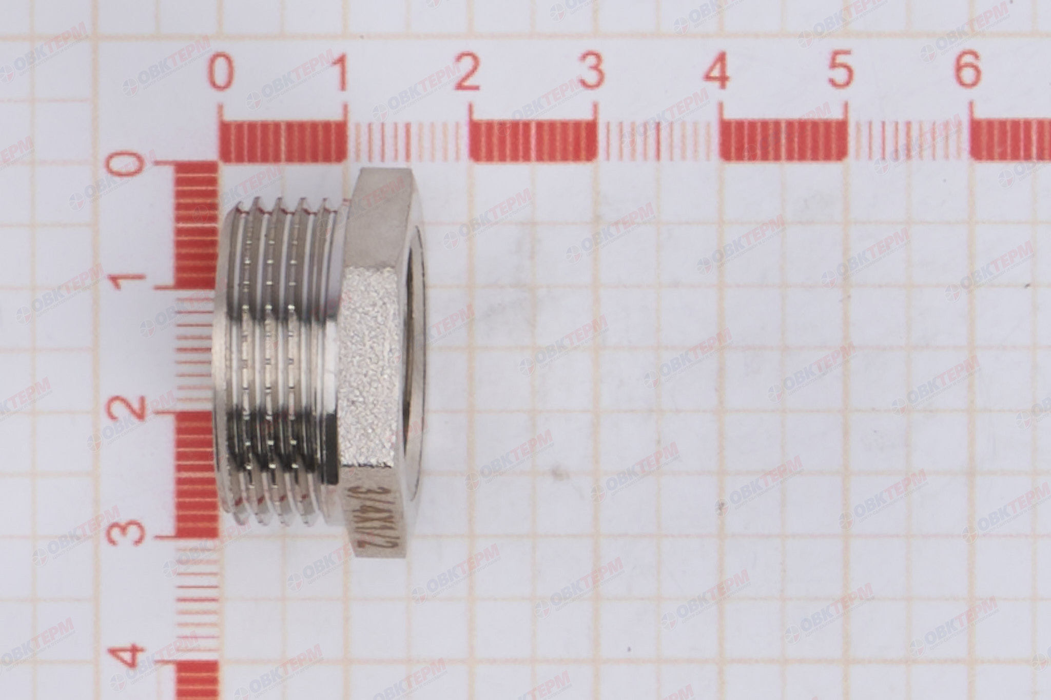 Футорка    3/4" - 1/2"   Никель NOLF Classic F0608-N                   (720) - миниатюра №6