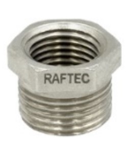 Футорка    3/4" - 1/2"   Никель NOLF Classic F0608-N                   (720) - миниатюра №2