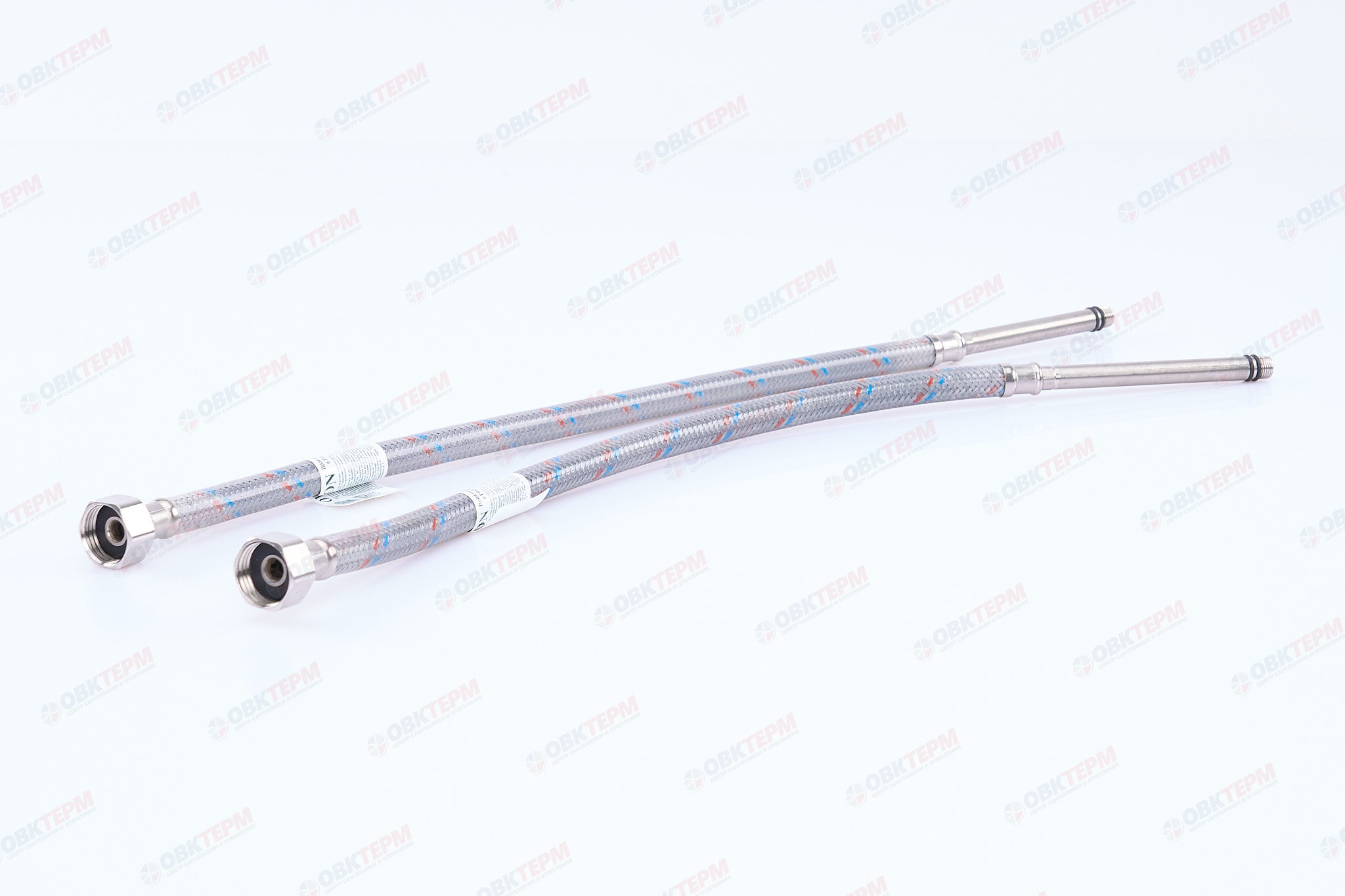 Шланг   1/2" игла,  в силикон. обмотке (пара)  ДЛИННЫЕ ИГЛЫ   50 см М10  "OVERCON"  (50шт/ящ) - Изображение №1