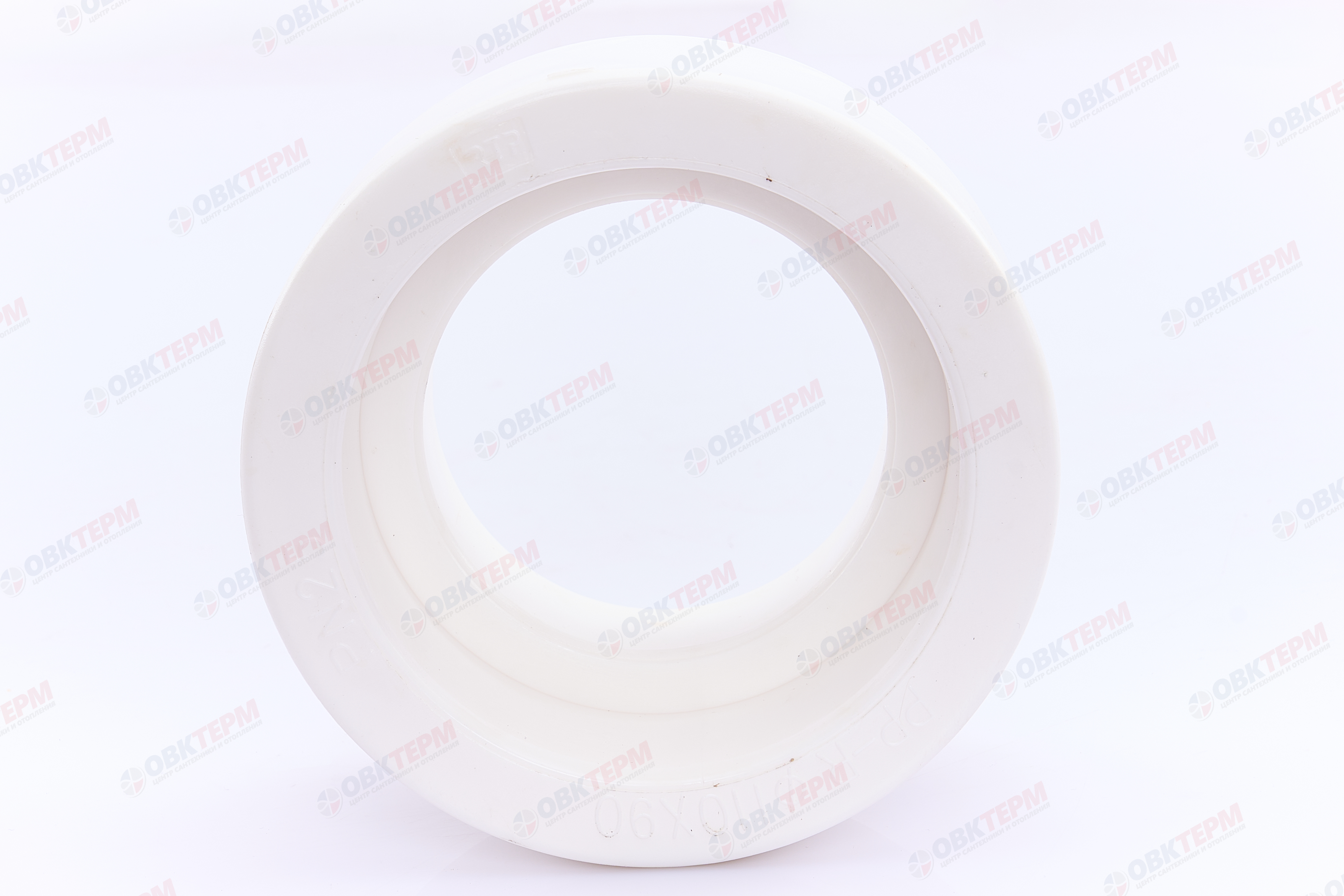 Муфта переход.  ВВ 110*90   БЕЛАЯ PP-R   (RTP)    (15/1) - миниатюра №4