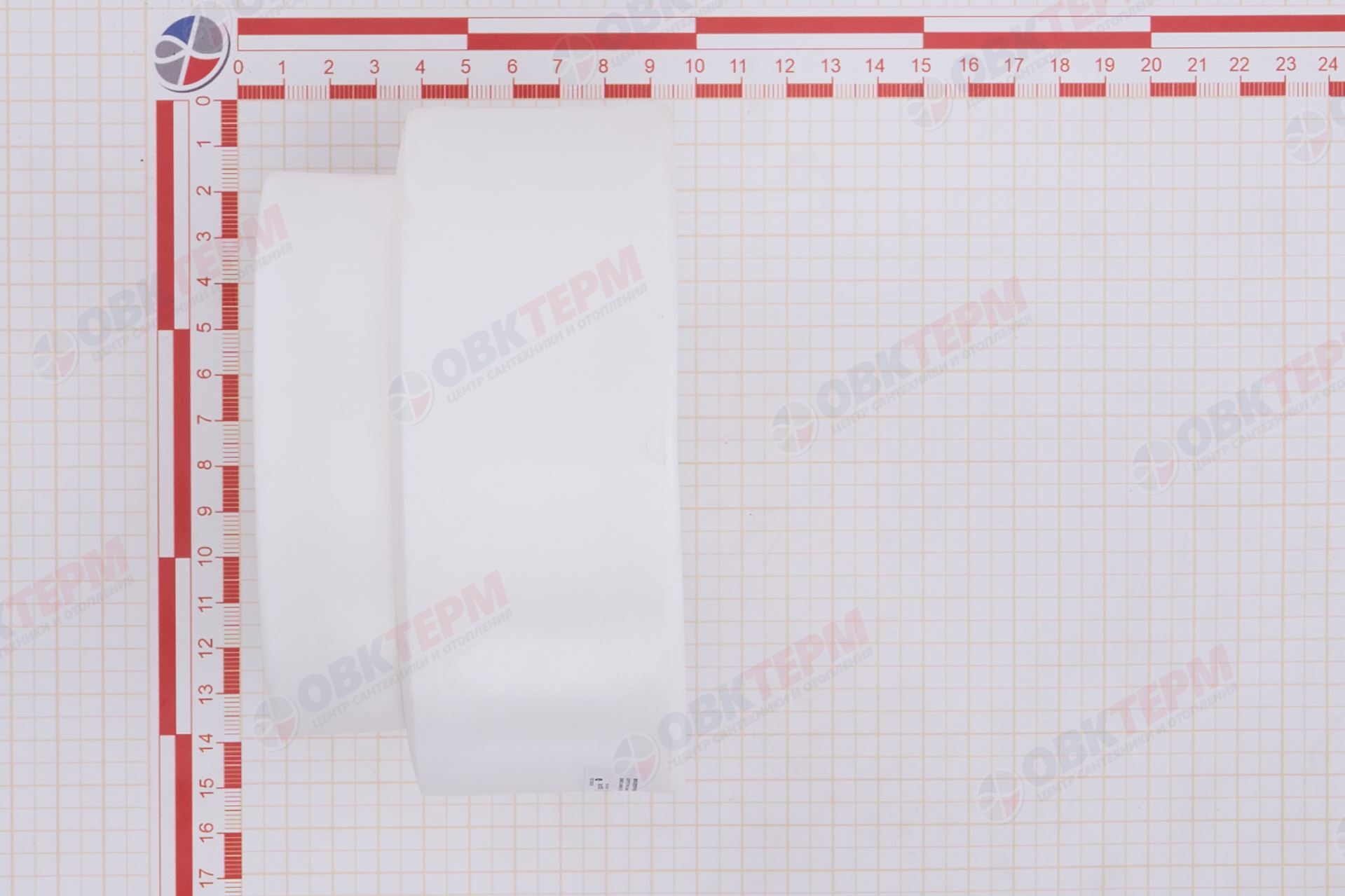 Муфта переход.  ВВ 110*90   БЕЛАЯ PP-R   (RTP)    (15/1) - миниатюра №5