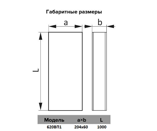 Воздуховод плоский 60х204 х 1,0м пластик (16шт/уп) Эра - Изображение №4