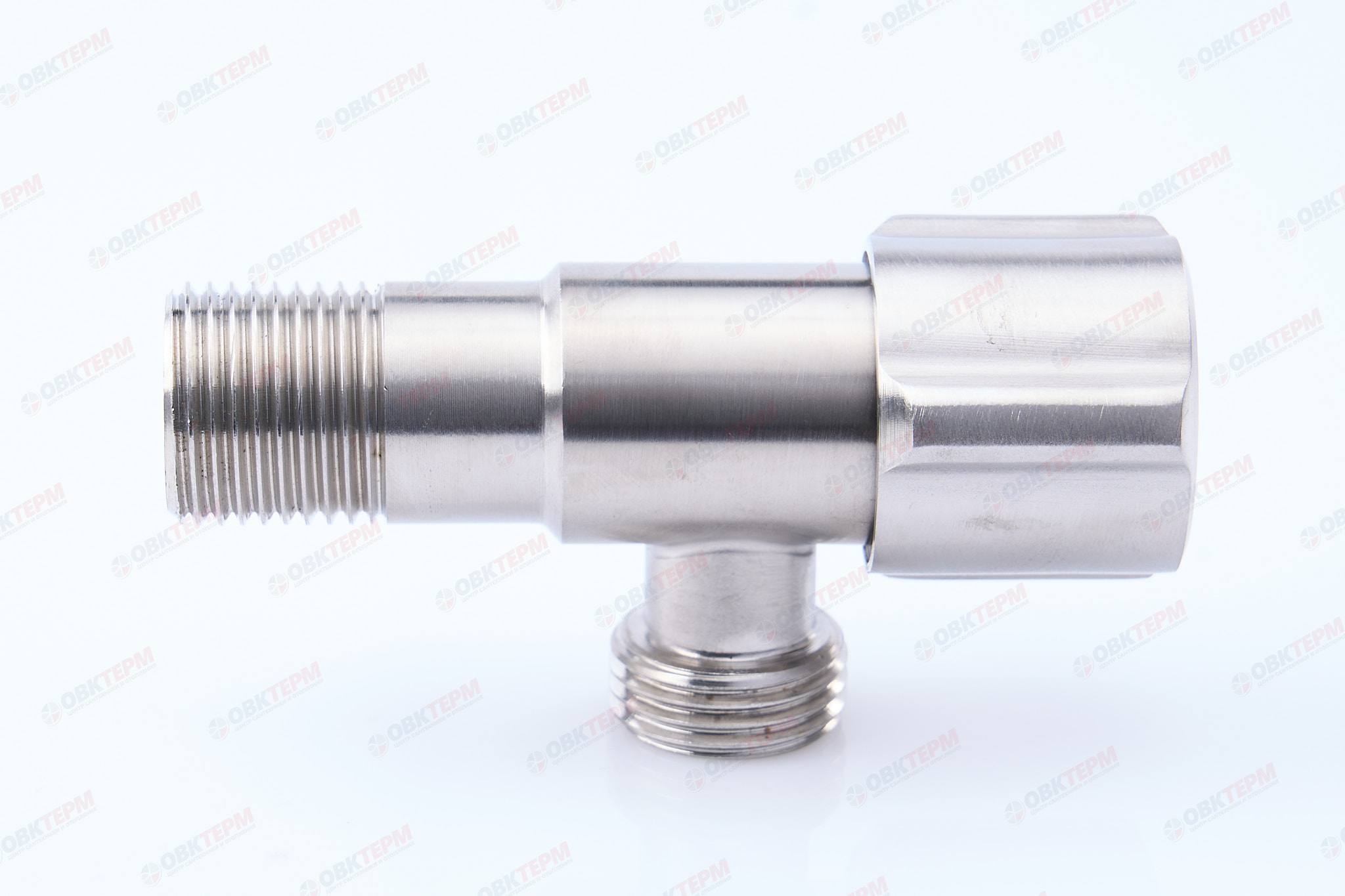Кран для подкл. с/т приборов       TIM      1/2" - 1/2", НЕРЖ.     (60/1) - Изображение №2