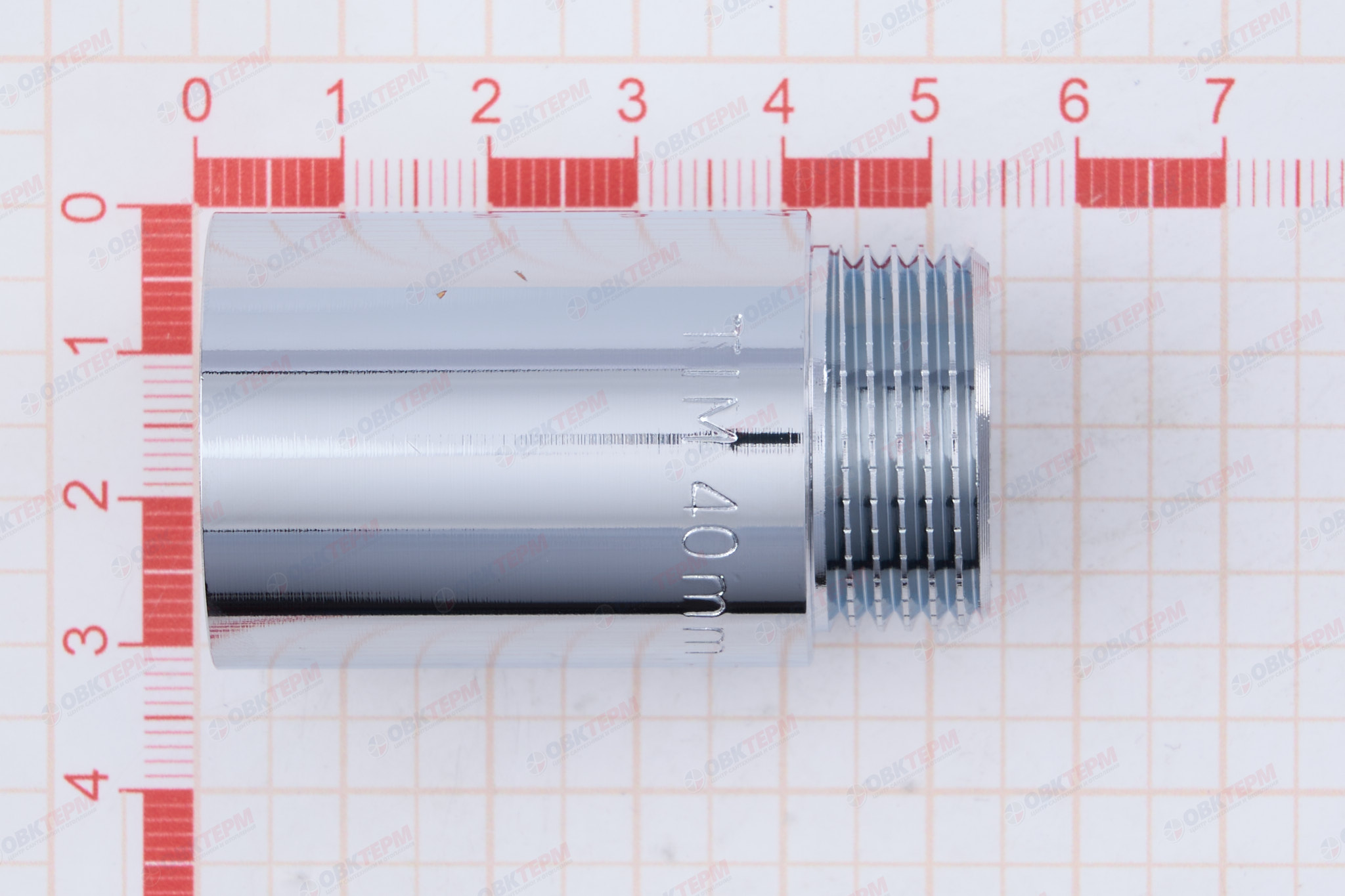 Удлинитель    3/4" , 40 мм,   Хром   (10шт) - миниатюра №6