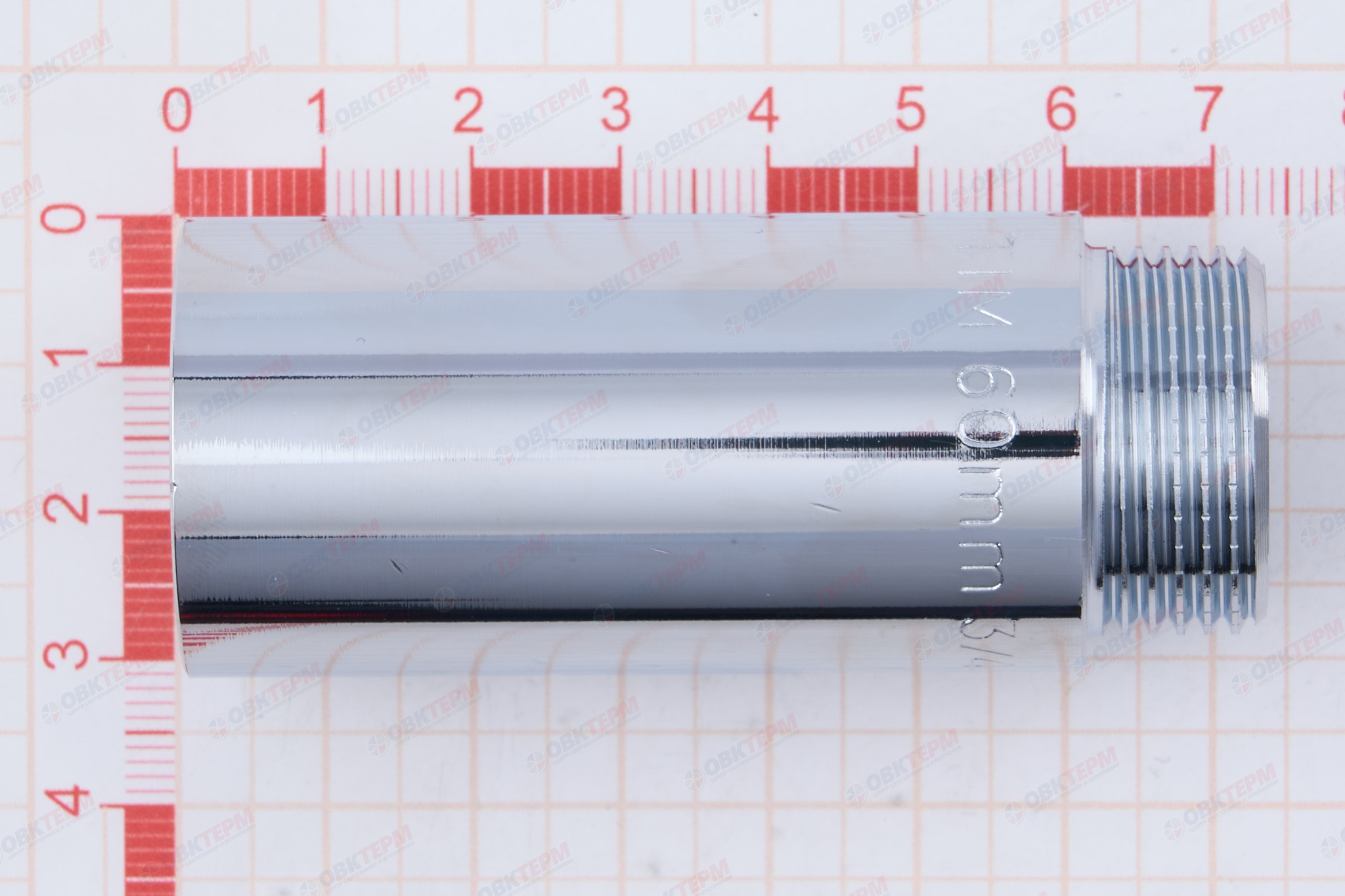 Удлинитель    3/4" , 60 мм,   Хром   (5шт) - миниатюра №6