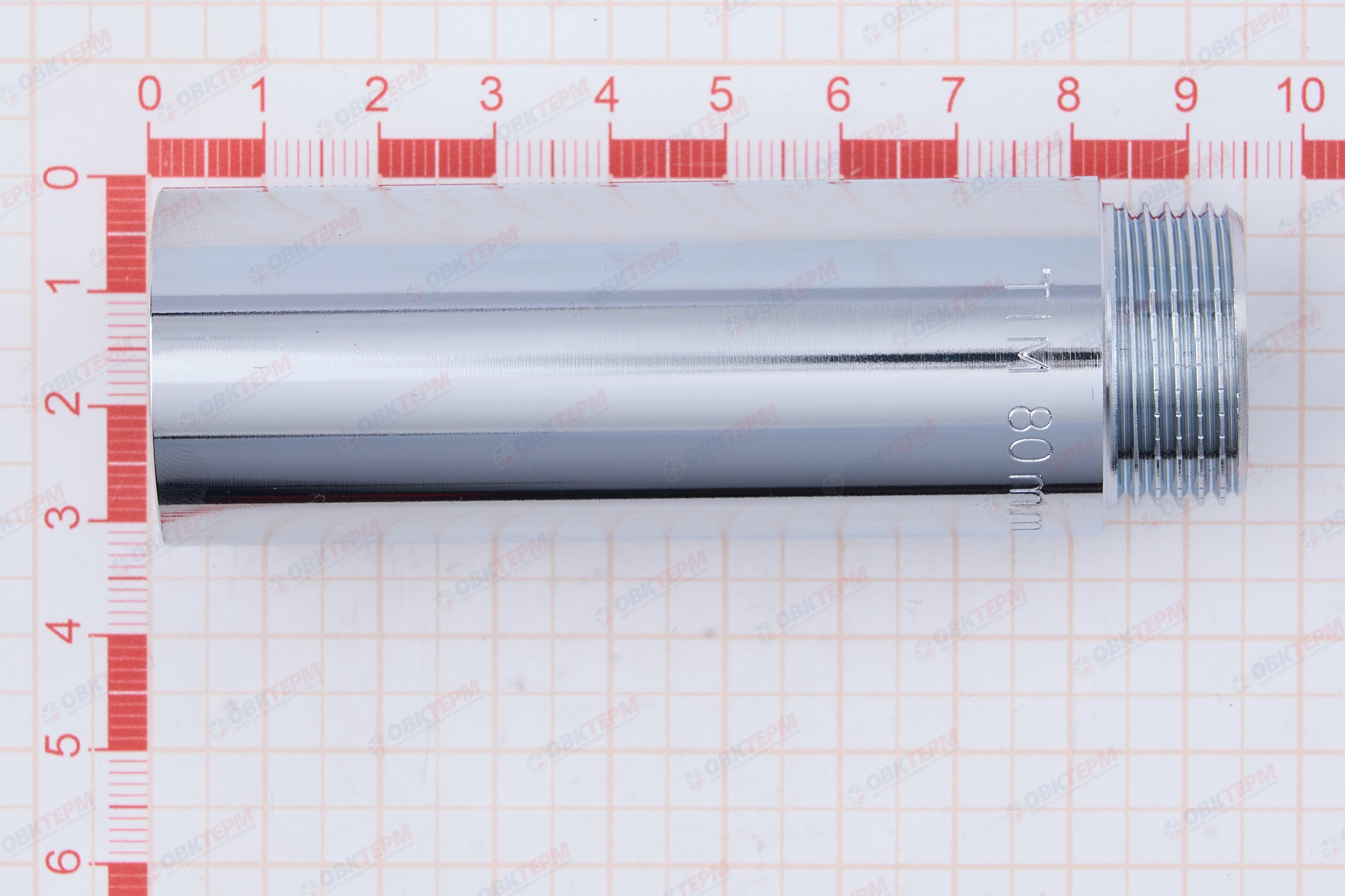 Удлинитель    3/4" , 80 мм,   Хром   (5шт) - миниатюра №6