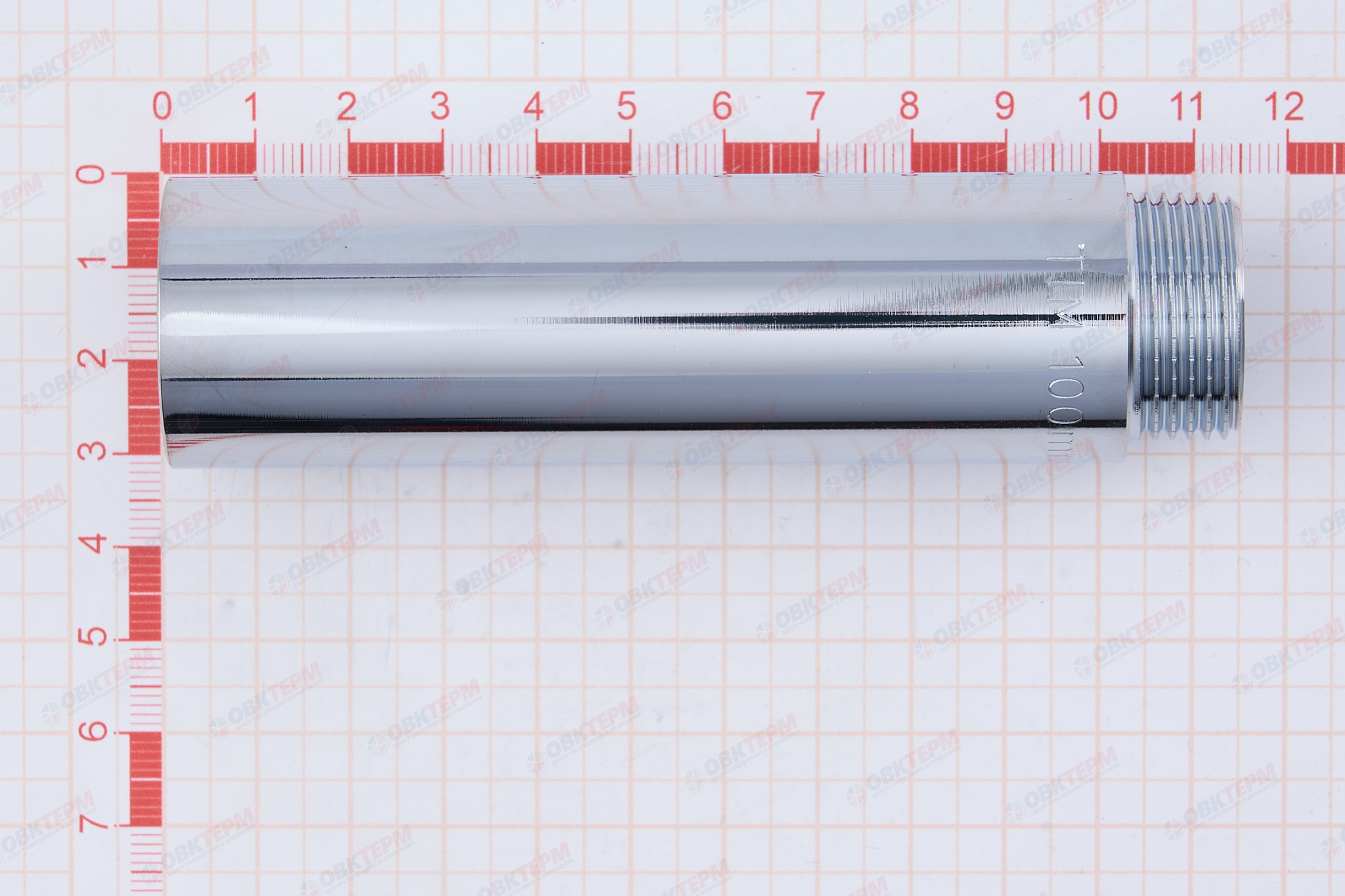 Удлинитель    3/4" ,100 мм,   Хром   (5шт) - миниатюра №6