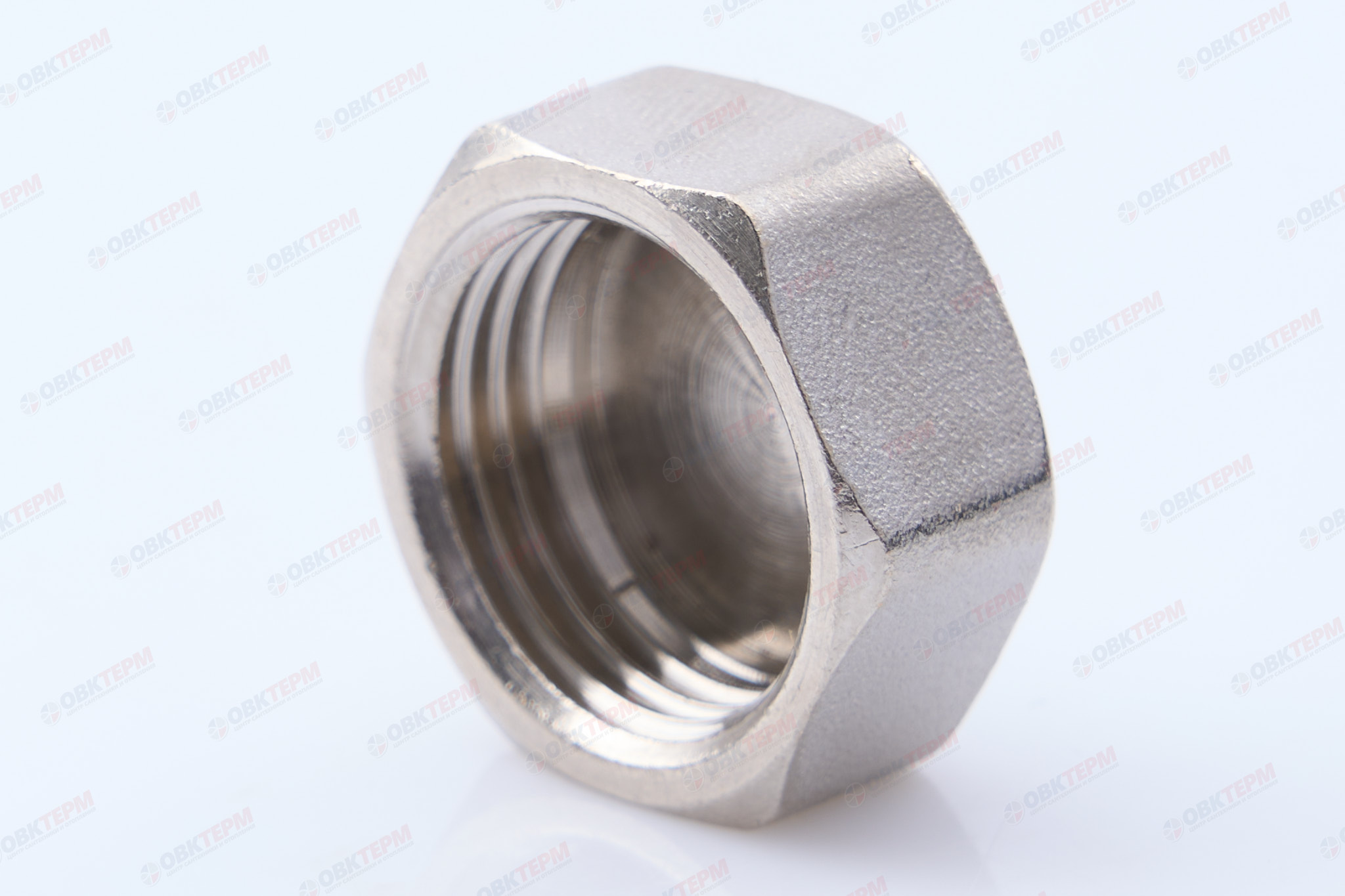 Заглушка      1/2" в  никель    Valtec   (440ящ/10шт) - Изображение №1