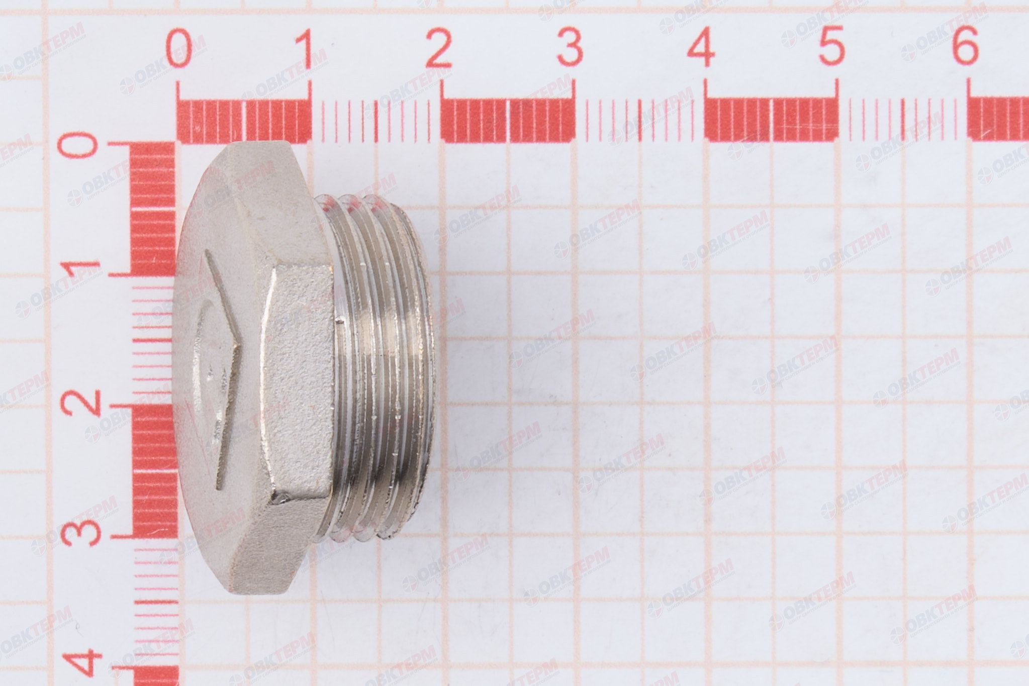 Заглушка      3/4" н  никель    Valtec   (320ящ/10шт) - миниатюра №9