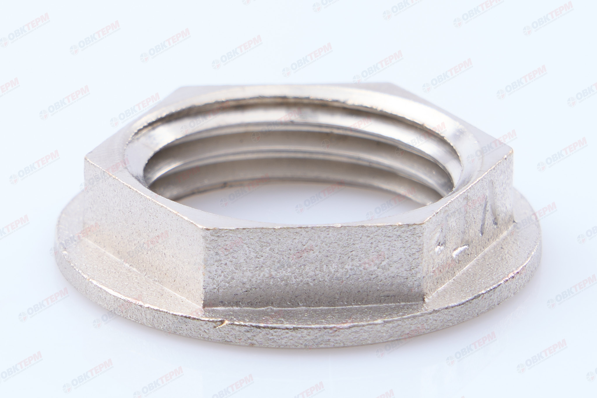 Контргайка     1/2"   никель    Valtec   (550ящ/10шт) - Изображение №1