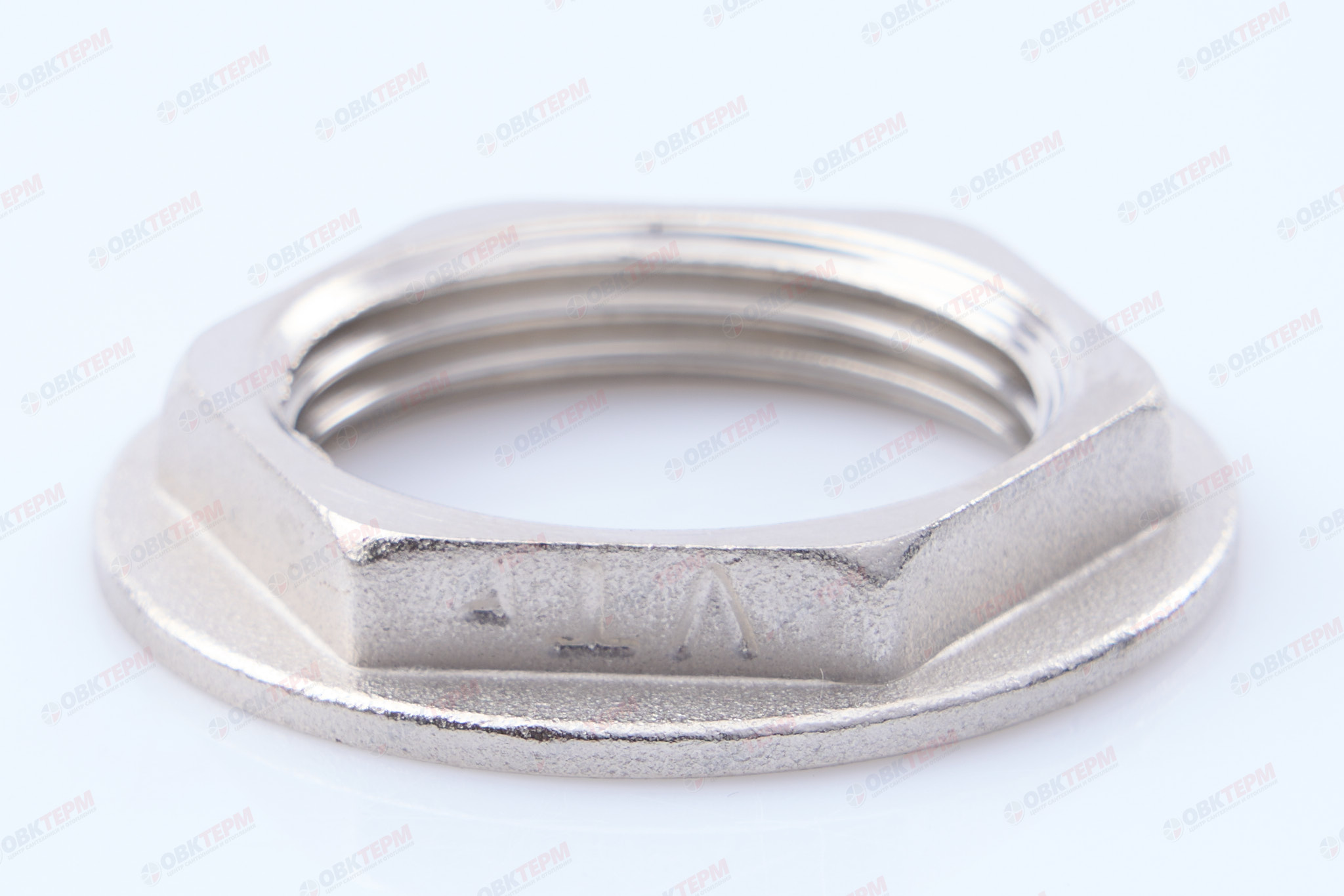 Контргайка     3/4"   никель    Valtec   (500ящ/10шт) - Изображение №1