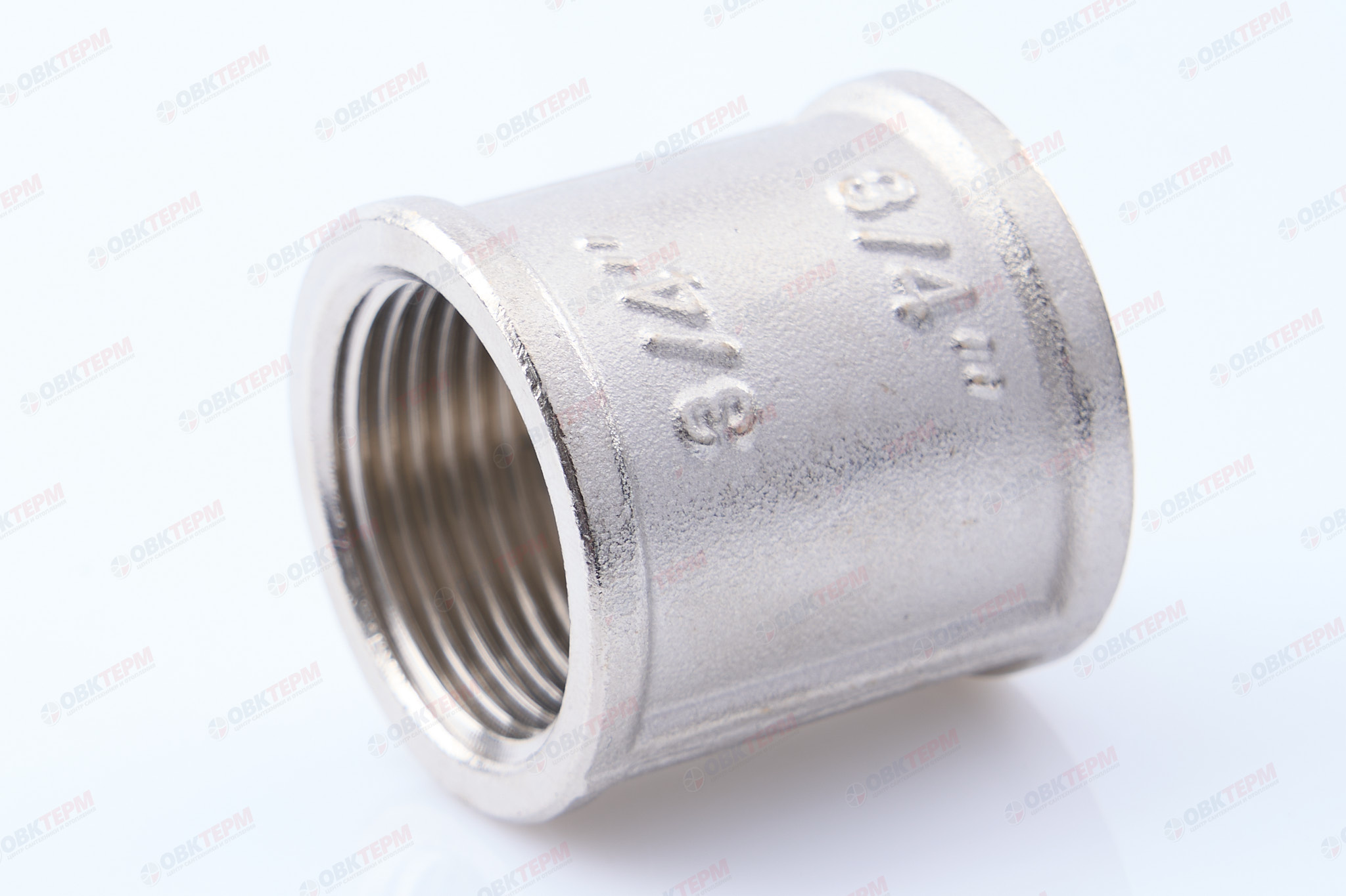 Муфта       3/4"  никель   (Valtec)   (110ящ/10шт) - Изображение №1